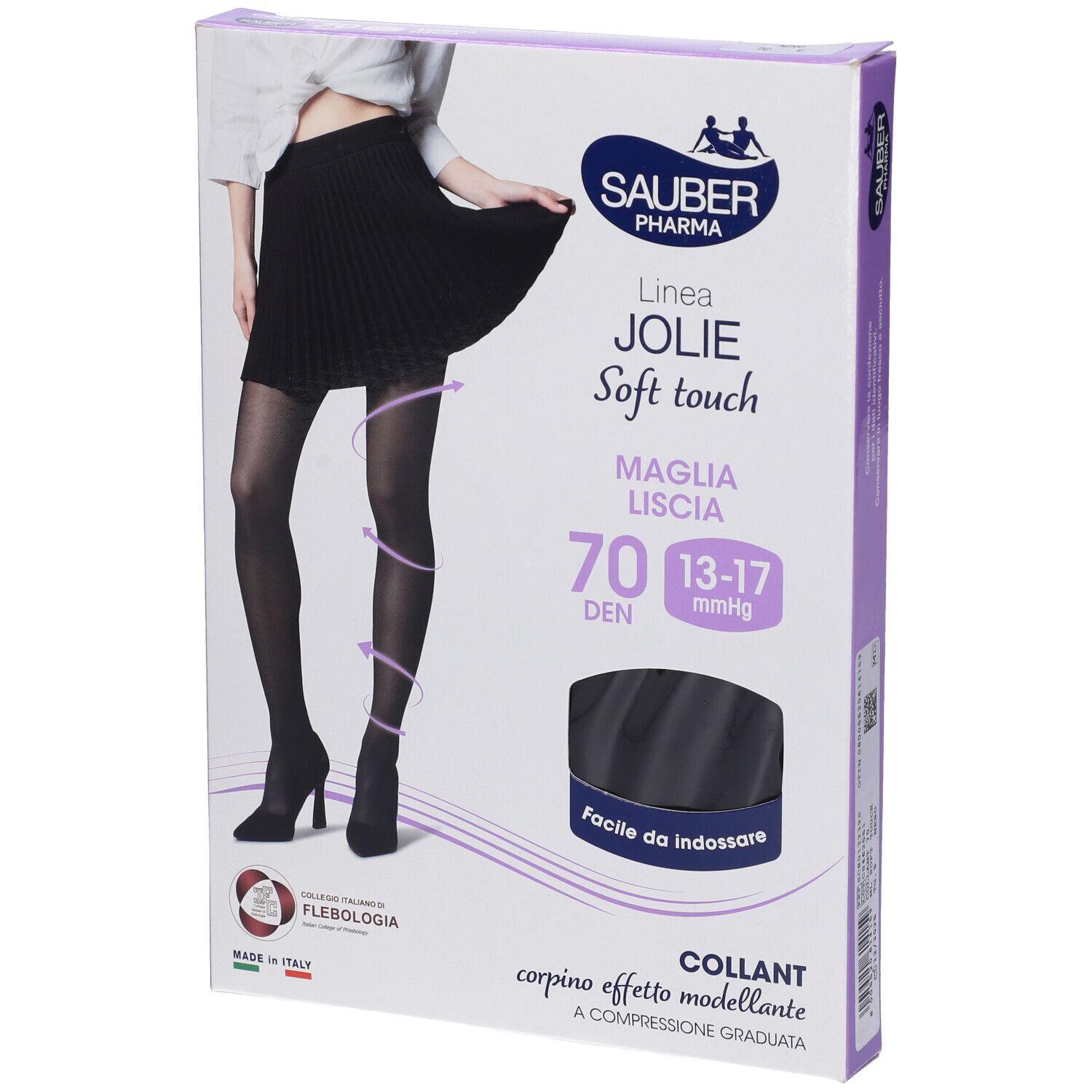Sauber Pharma Jolie Collant 70 Denari Nero Taglia 5