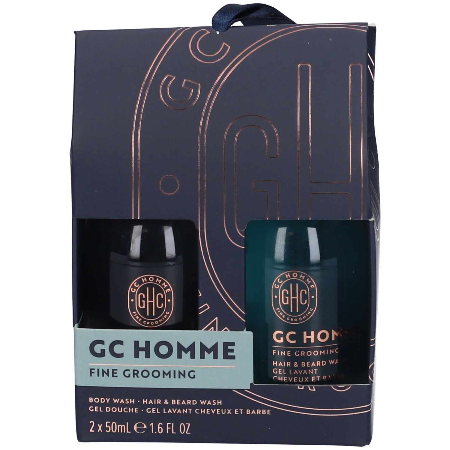 The Luxury Bathing Company GC Homme Set Regalo Mini Gel Doccia + Gel Lavante per Capelli e Barba