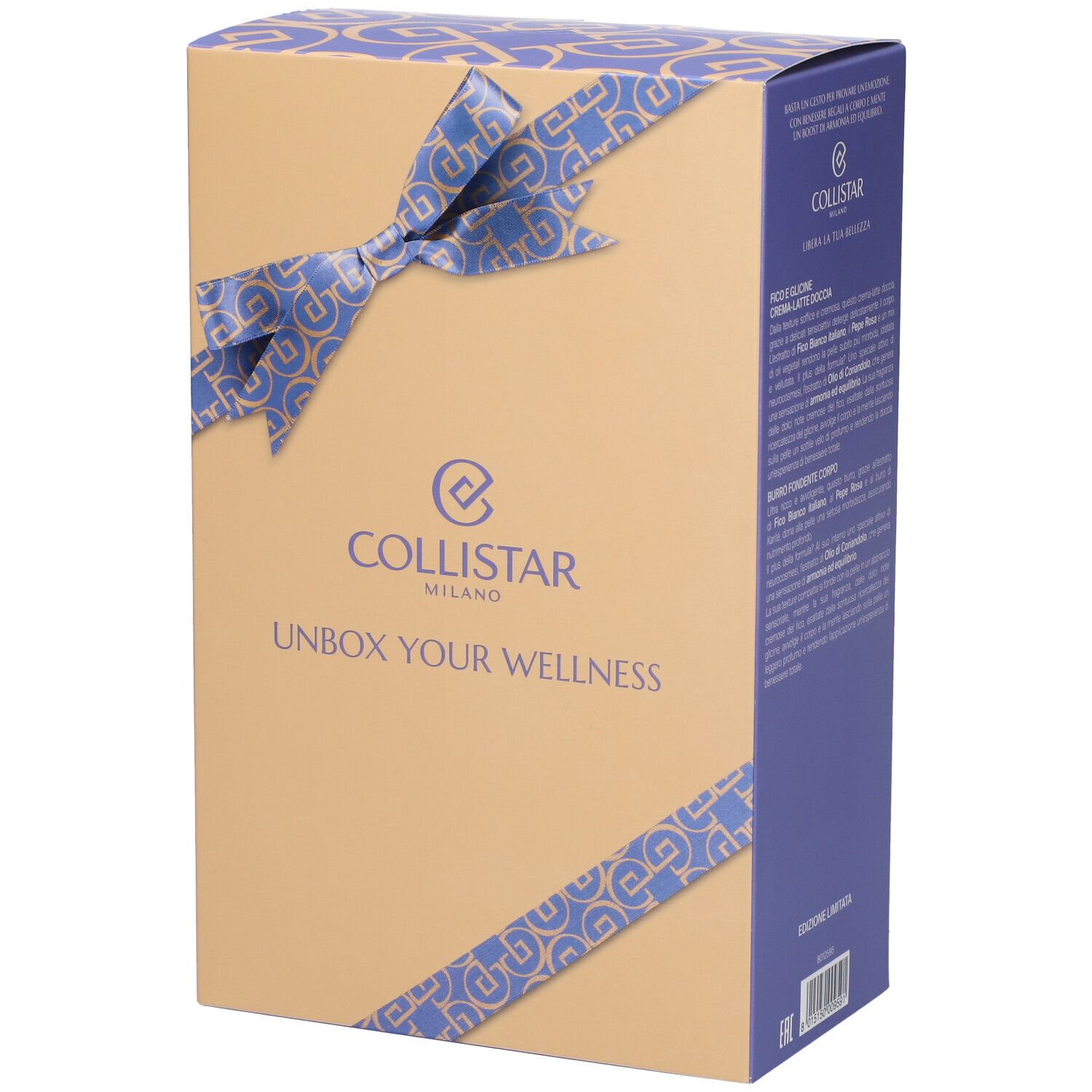 Collistar Unbox Your Wellness Cofanetto Fico e Glicine Crema Latte Doccia + Burro Fondente Corpo