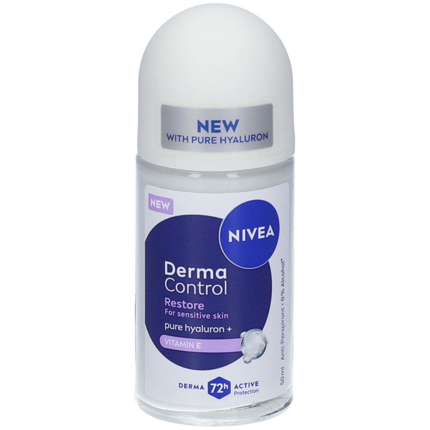 Nivea Derma Control Restore Deodorante Roll-on per Pelle Sensibile