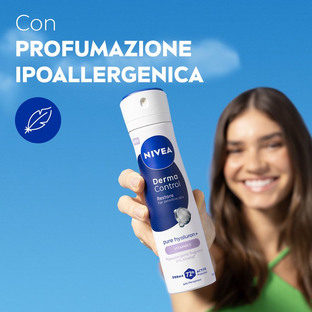 Nivea Derma Control Restore Deodorante Spray 72h
