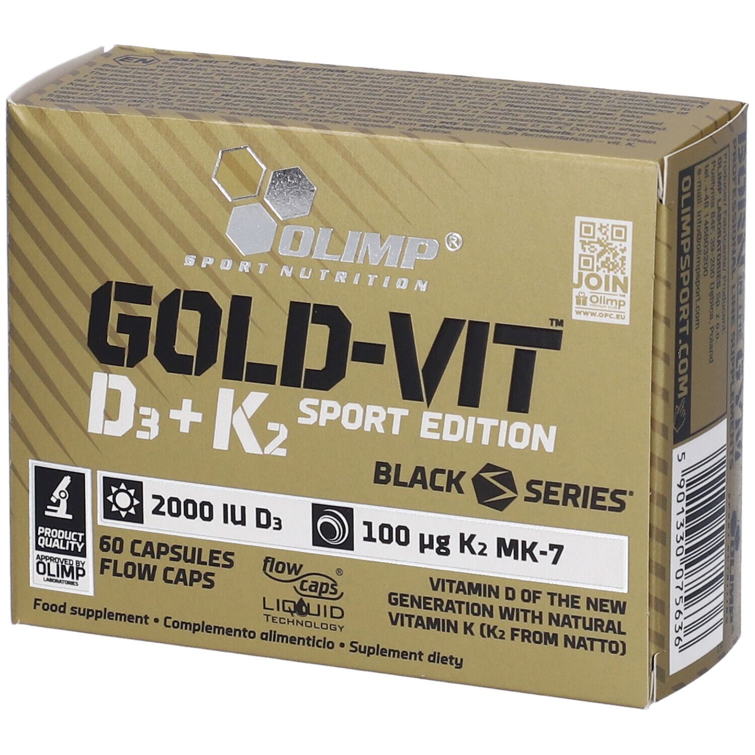 Olimp Gold-Vit D3+K2 Sport Edition Capsule