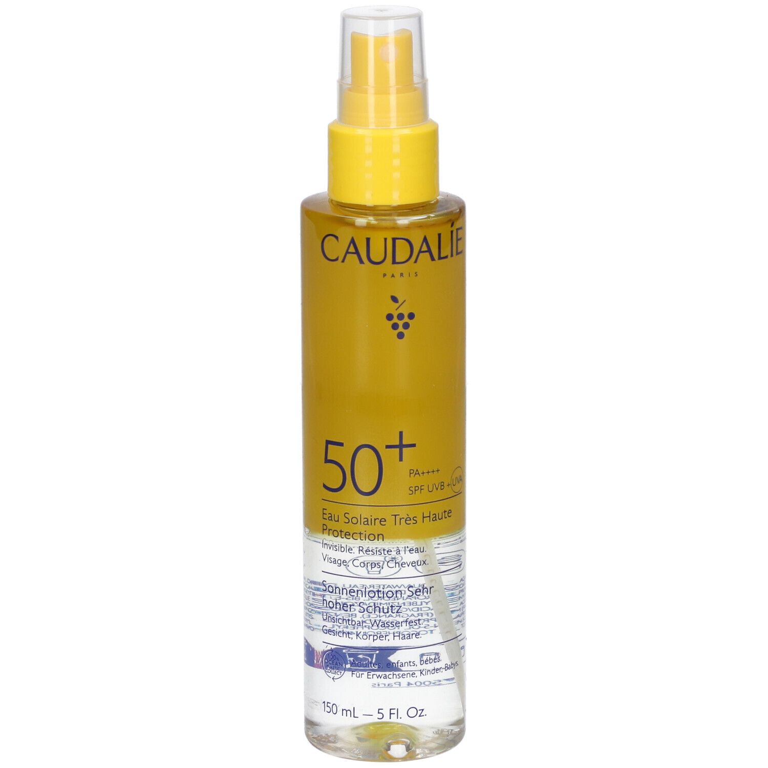 Pdmtobemaintained Caudalie Vinosun Protect Acqua Solare Ad Altissima Protezione Spf 50+ 150 Ml Spray Bambino