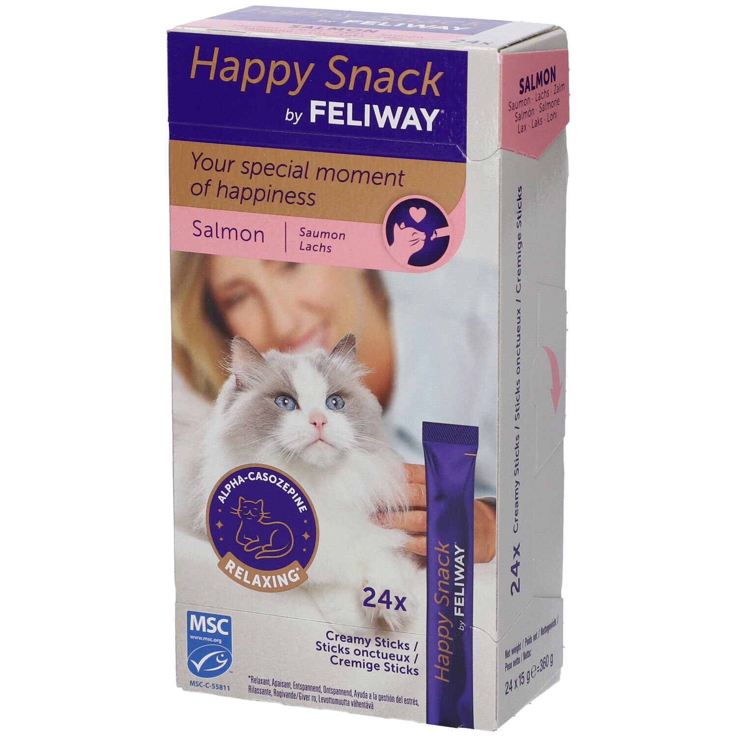 Feliway Happy Snack Salmone 24 Stick