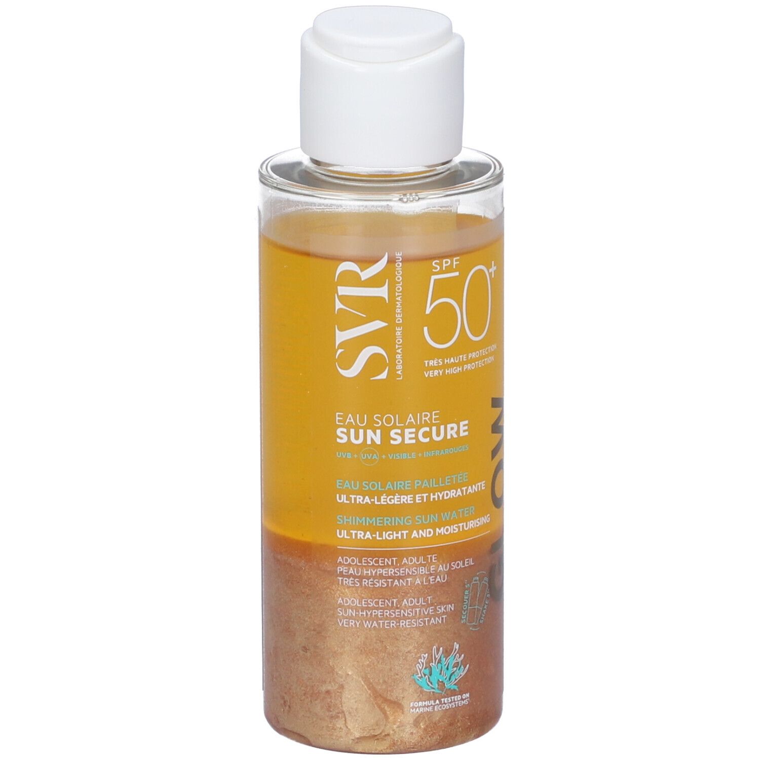 Svr Dorato Sun Secure Eau Solaire Glow Acqua Solare Illuminante Spf50+ Viso E Corpo 100Ml - Immagine 4