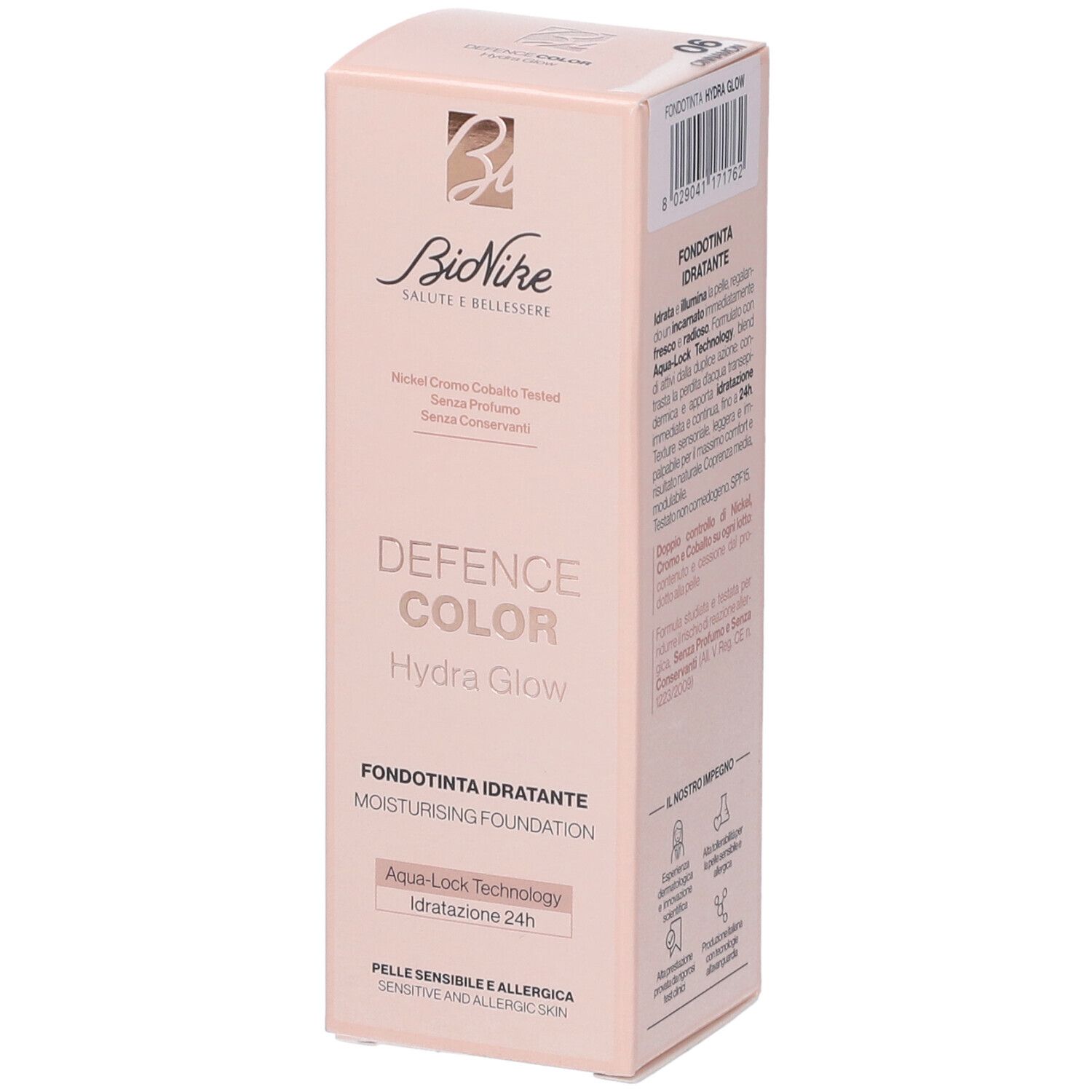 Bionike Defence Color Hydra Glow Fondotinta Idratante 06 Cinnamon