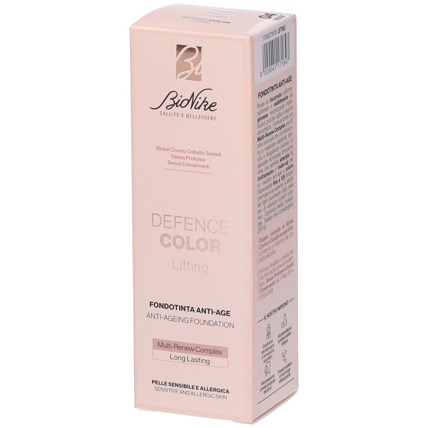 I.c.i.m. (Bionike) Internation Beige Fondotinta Defence Color Lifting Glow 04 - Immagine 12
