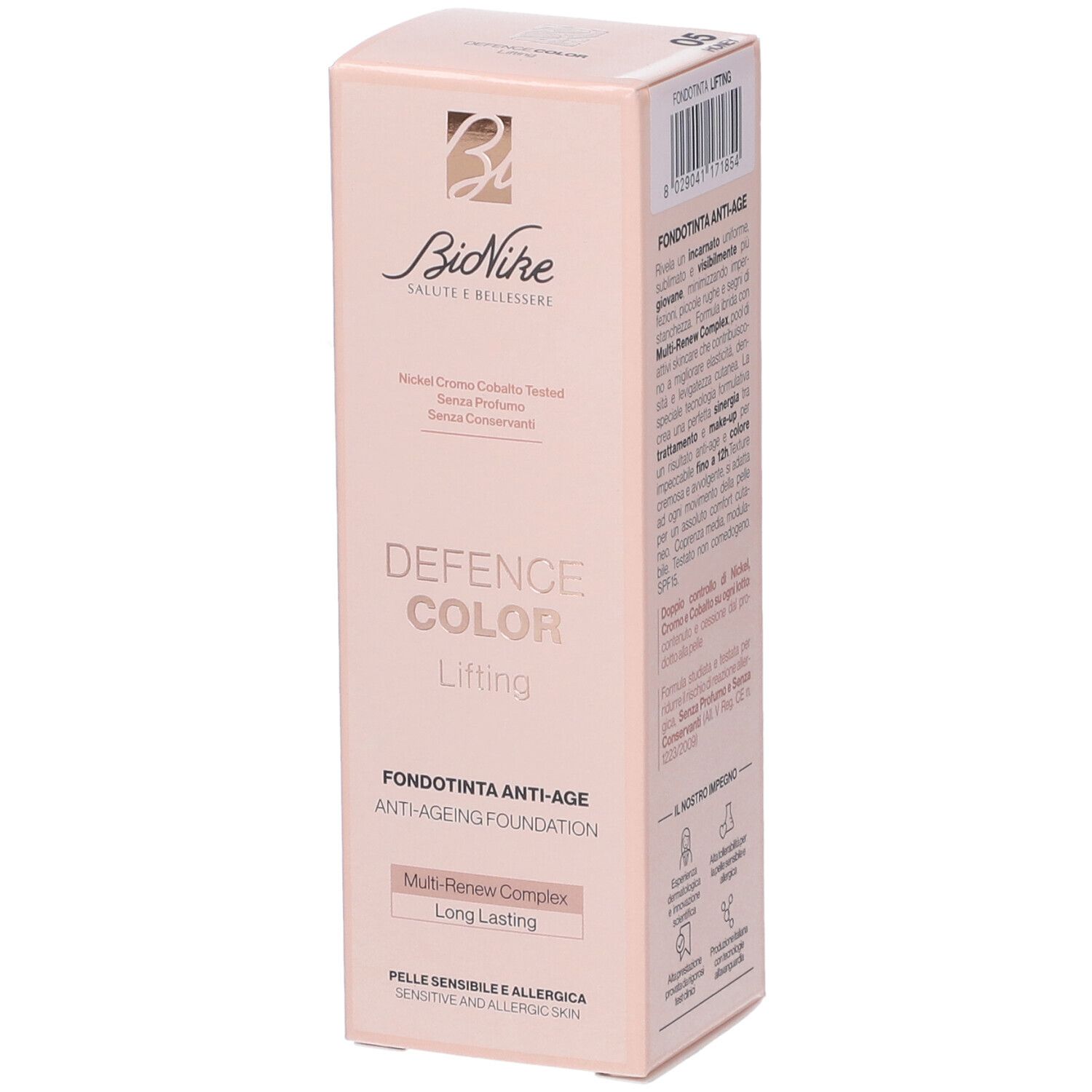 Bionike Defence Color Lifting Fondotinta Anti Age 05 Honey