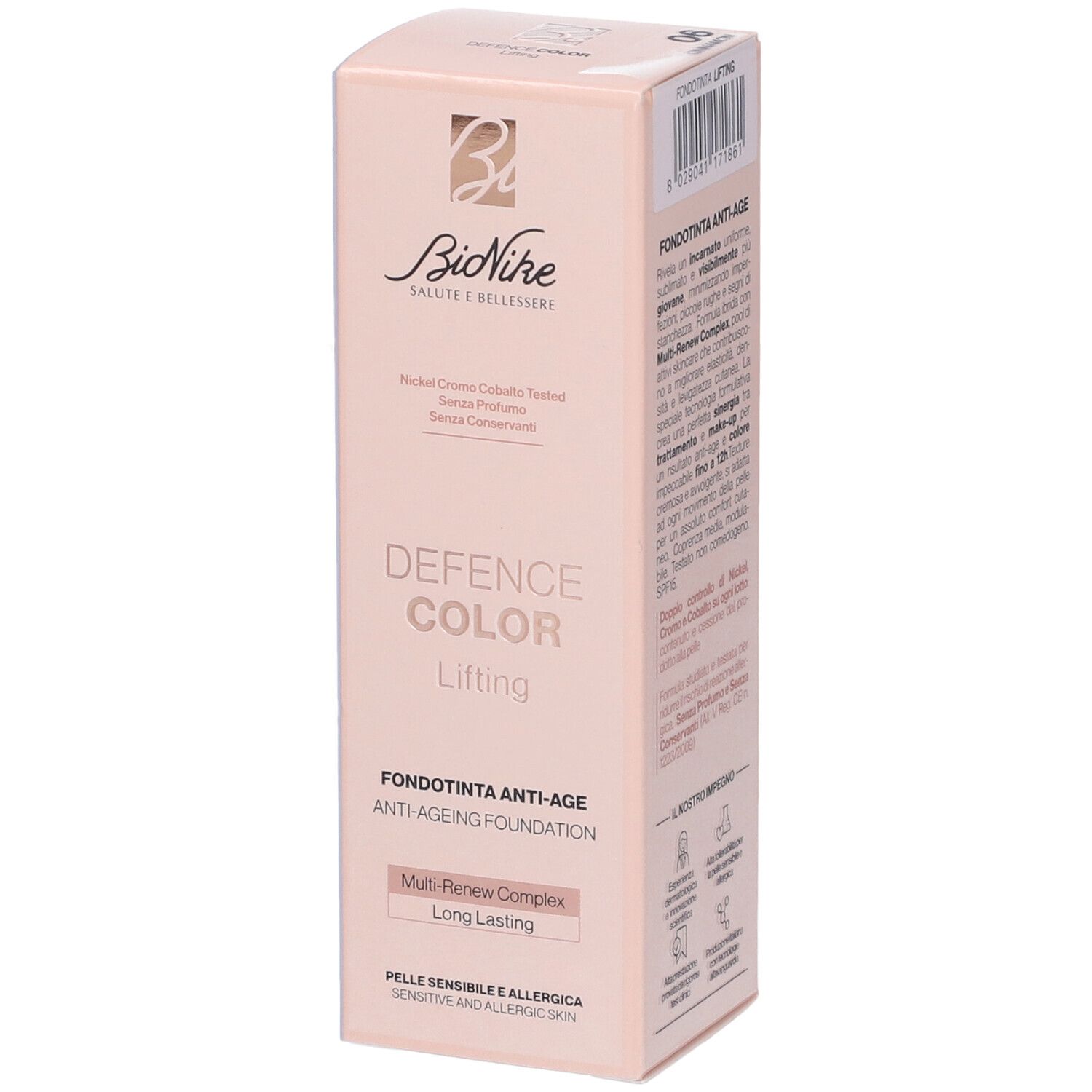 Bionike Defence Color Lifting Fondotinta Anti Age 06 Cinnamon