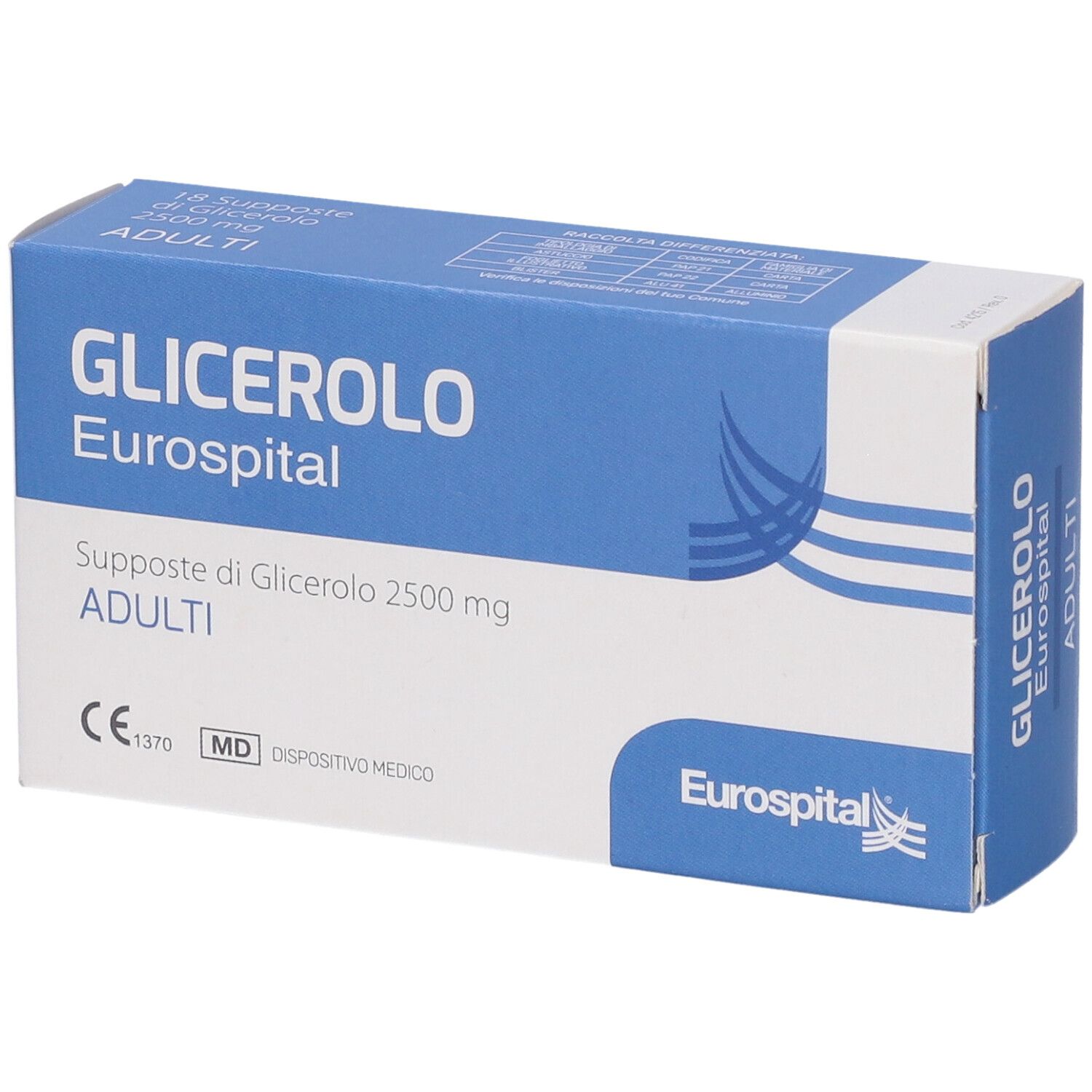 Glicerolo Eurospital Supposte 2500 Mg Adulti