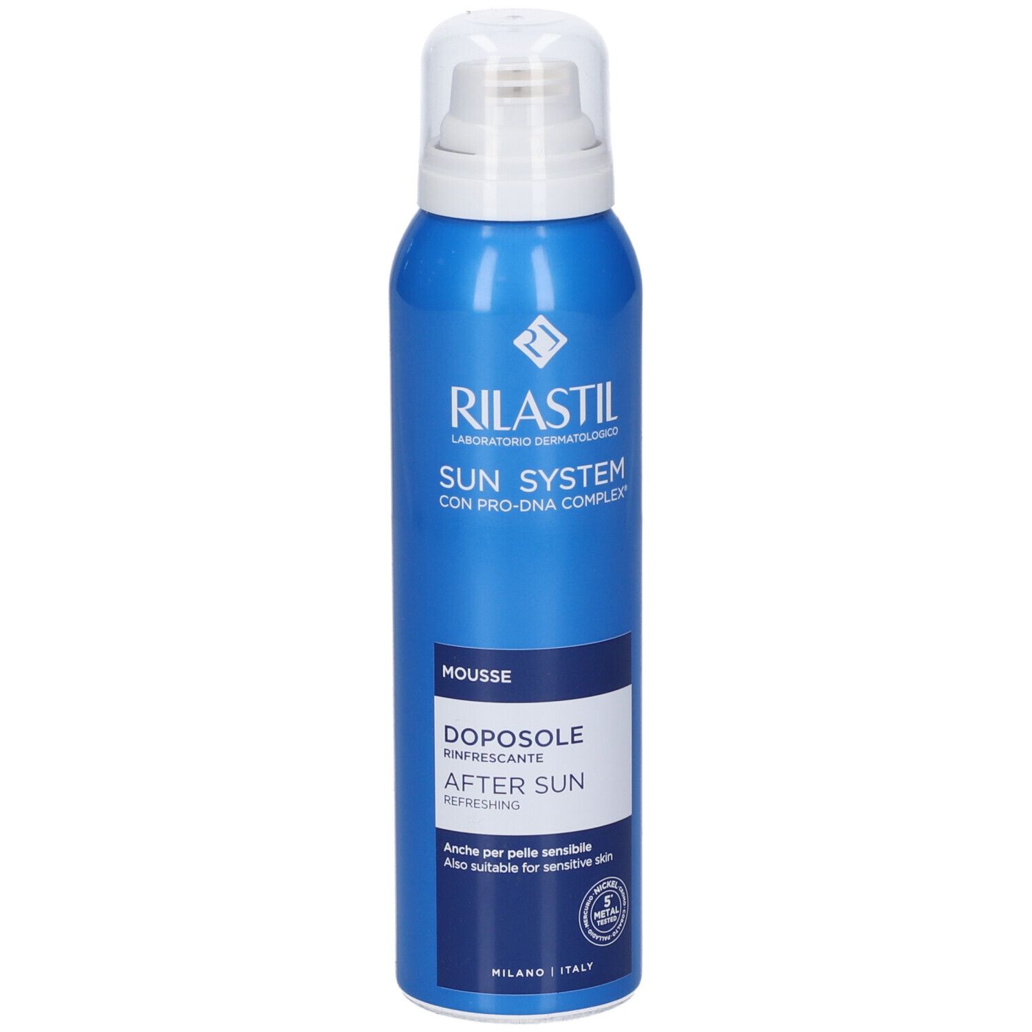 Rilastil Sun System Mousse Doposole Rinfrescante Con Calendula E Aloe 150 Ml - Immagine 3