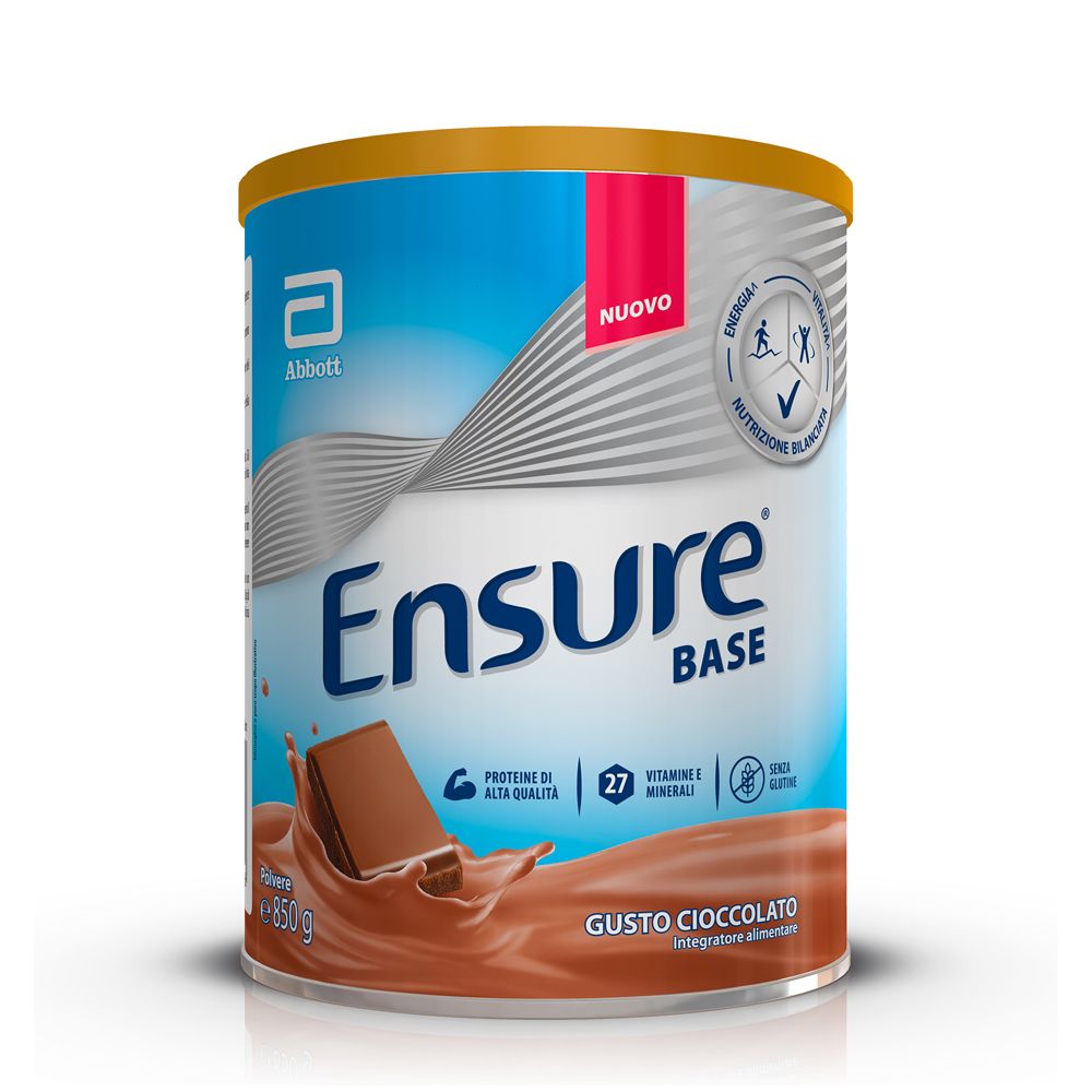 Ensure® Base Integratore per Energia e Difese Immunitarie 850g Cioccolato