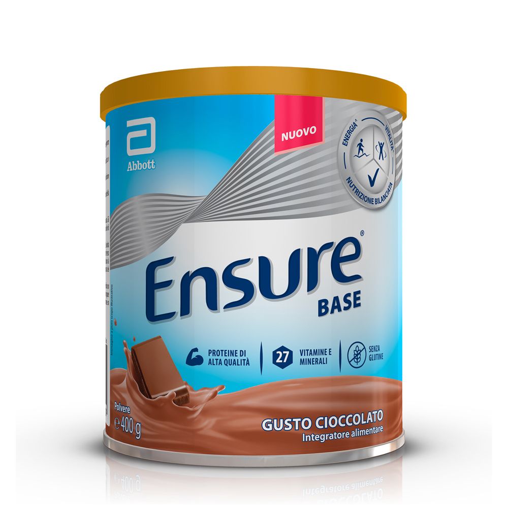 Ensure Base polvere gusto cioccolato in lattina, 400g.
