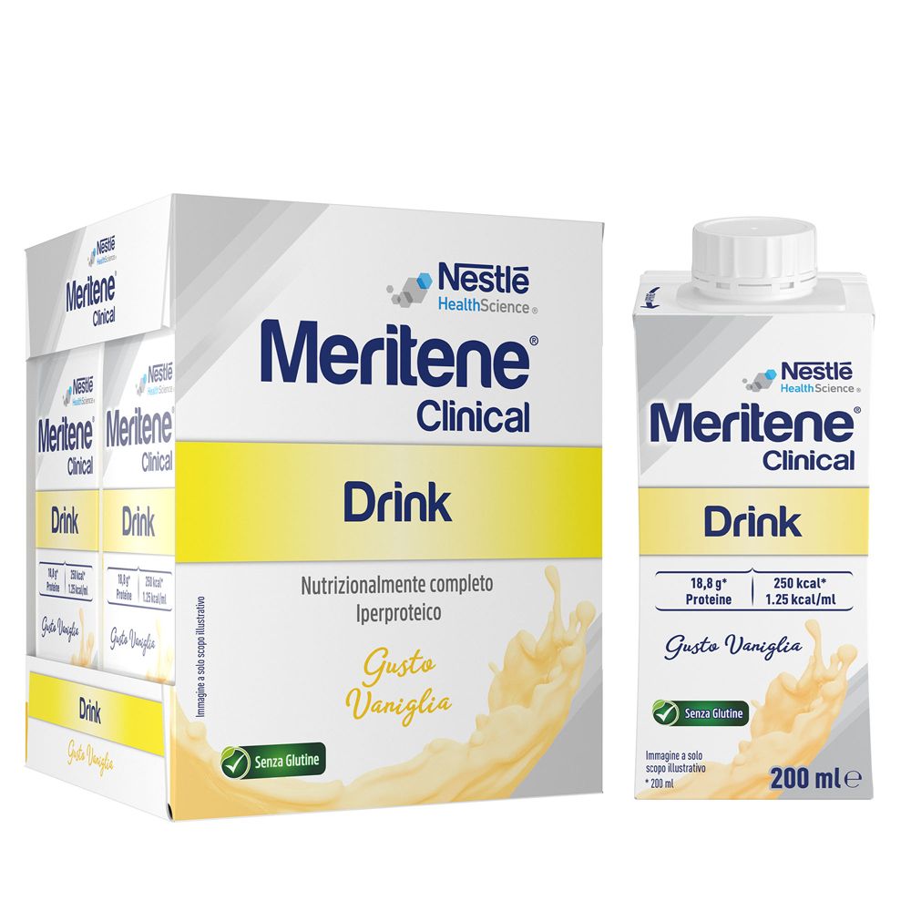 Meritene Clinical Drink gusto Vaniglia 4 pezzi da 200ml