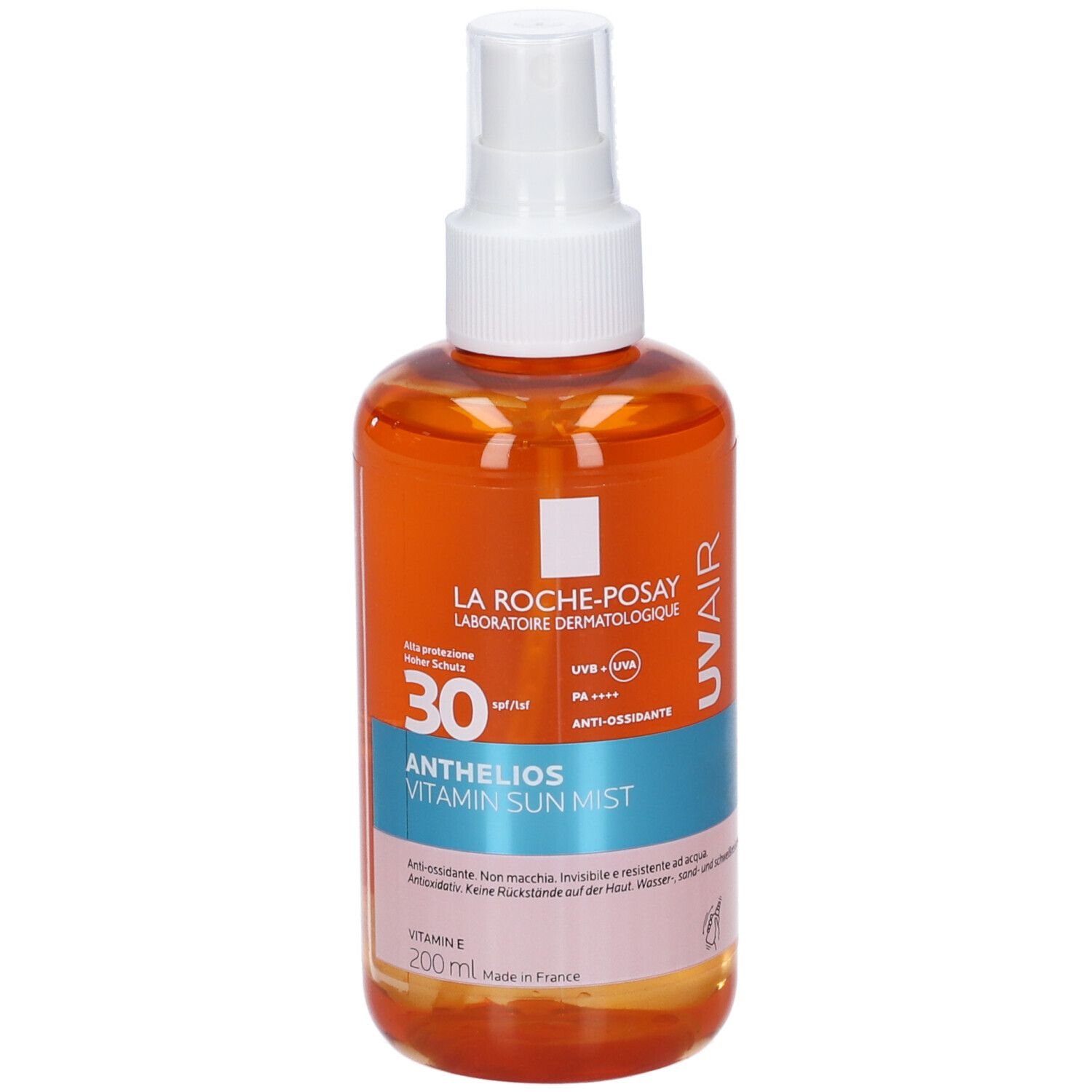 La Roche Posay-Phas (L'oreal) La Roche-Posay Anthelios Uv Air Vitamin Sun Mist Spf30 200 Ml - Immagine 3