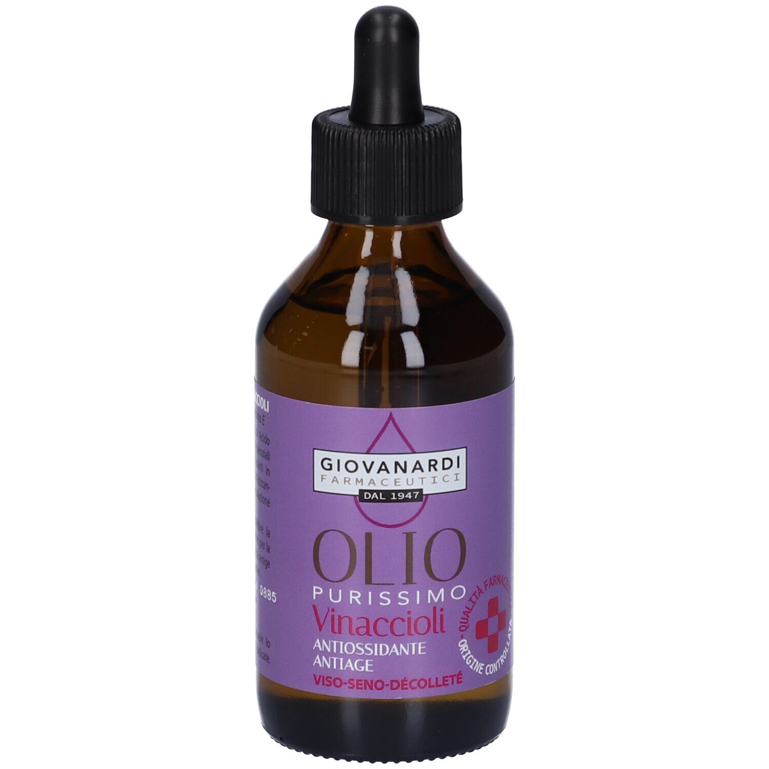 Giovanardi Farmaceutici Olio Purissimo Vinaccioli 100 Ml Per La Pelle