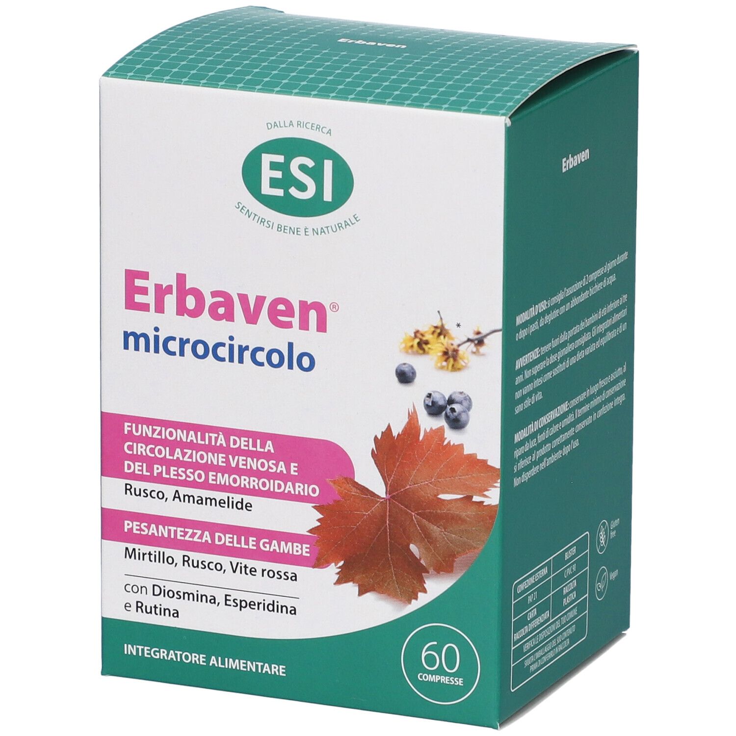 ESI Erbaven Microcircolo 60Cpr 60 g Compretten