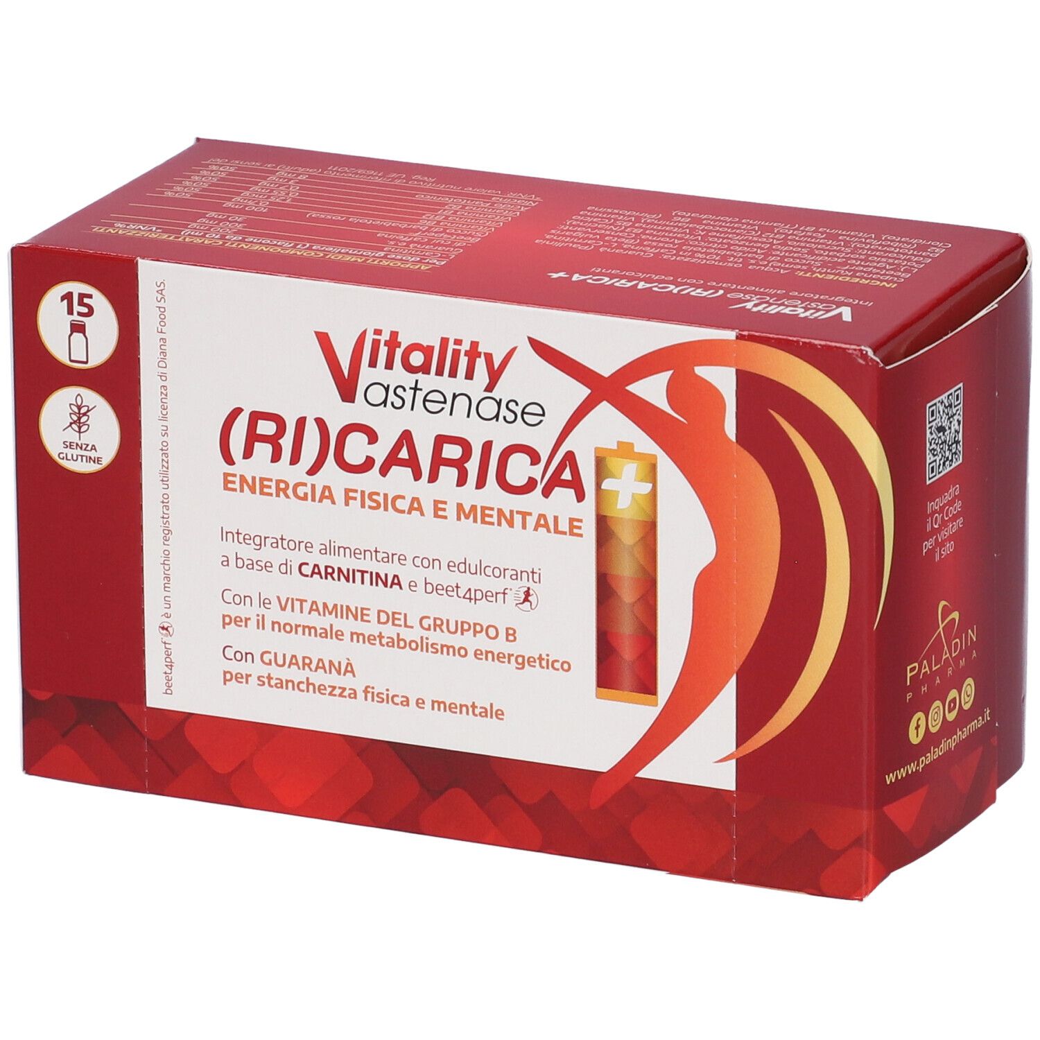 Vitality Astenase Ricarica+ Flaconcini