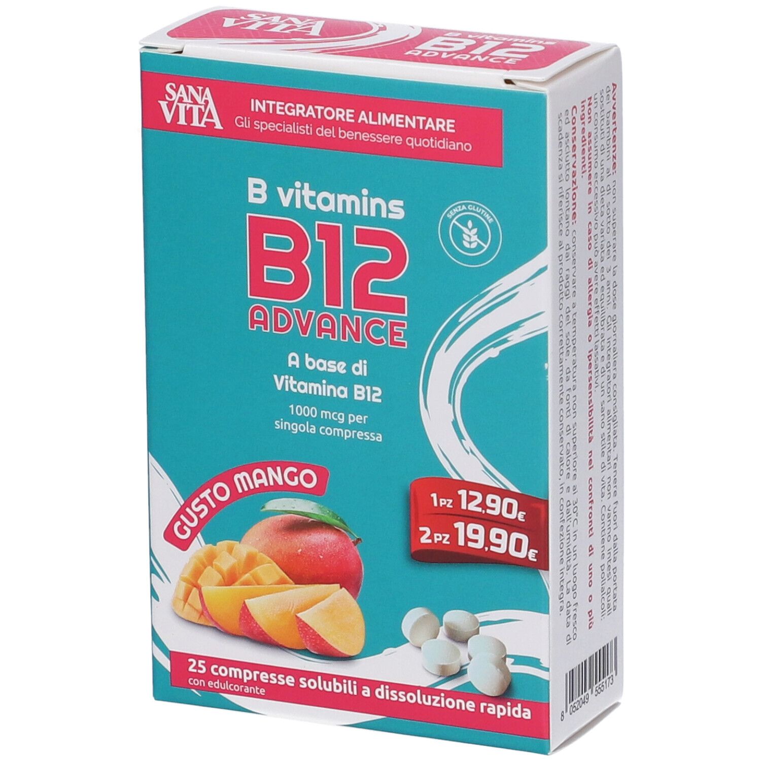 Sanavita Bvitamins B12 Advance Compresse