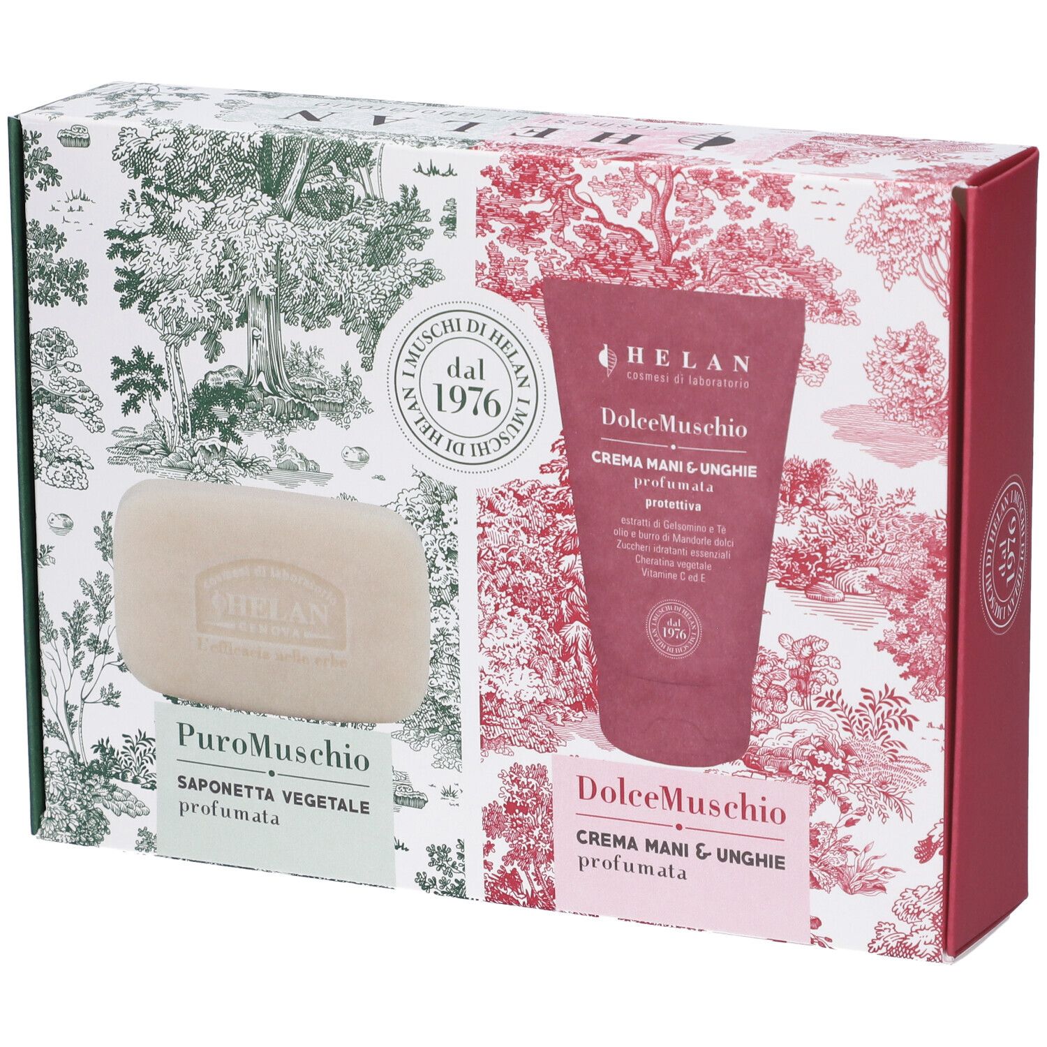 Helan Cofanetto Puromuschio Sapone Vegetale & Dolcemuschio Crema Mani&Unghie