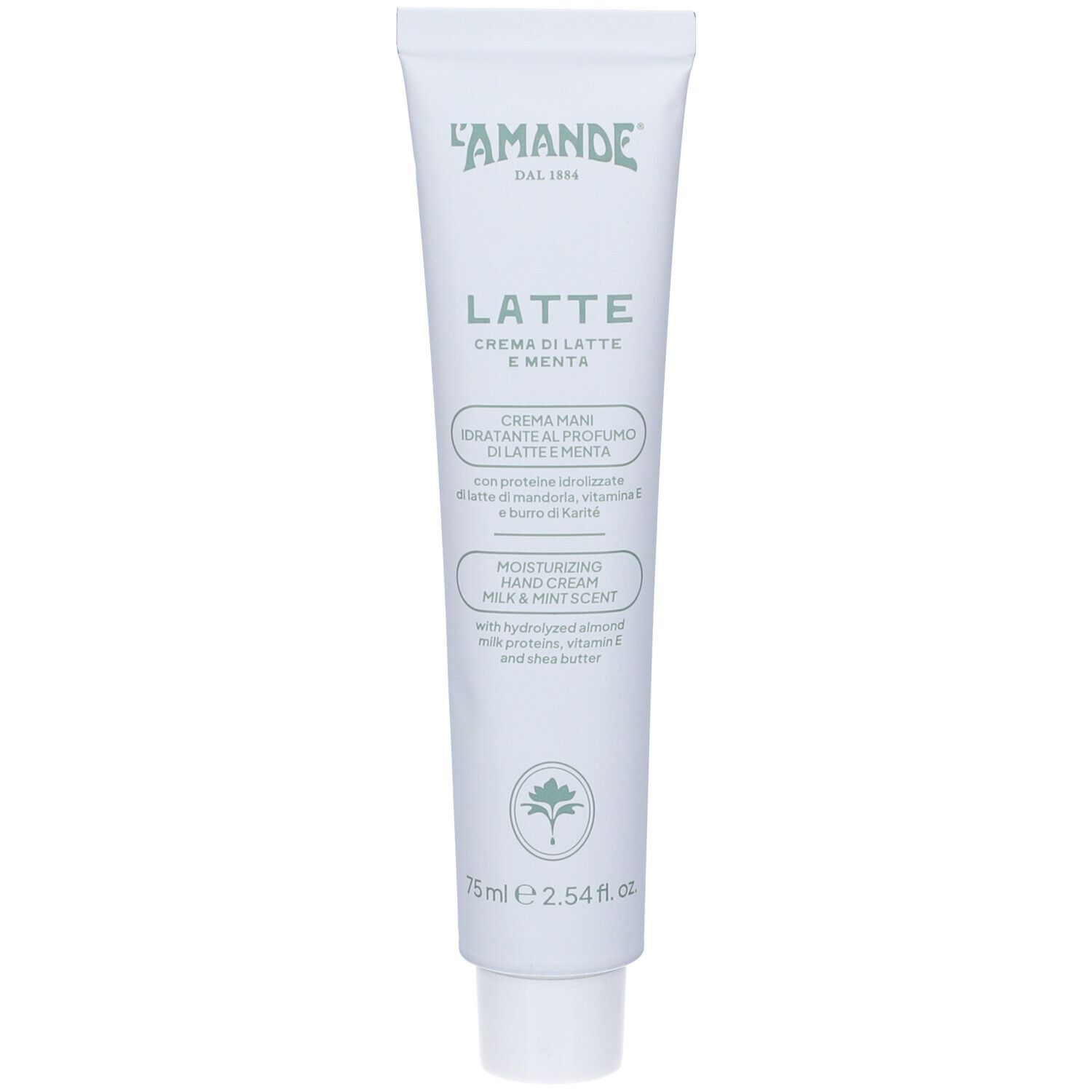 L'Amande Latte Crema Mani Idratante Latte E Menta