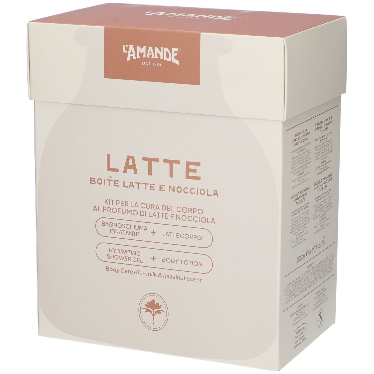 L'Amande Latte Kit Per Il Corpo Latte E Nocciola