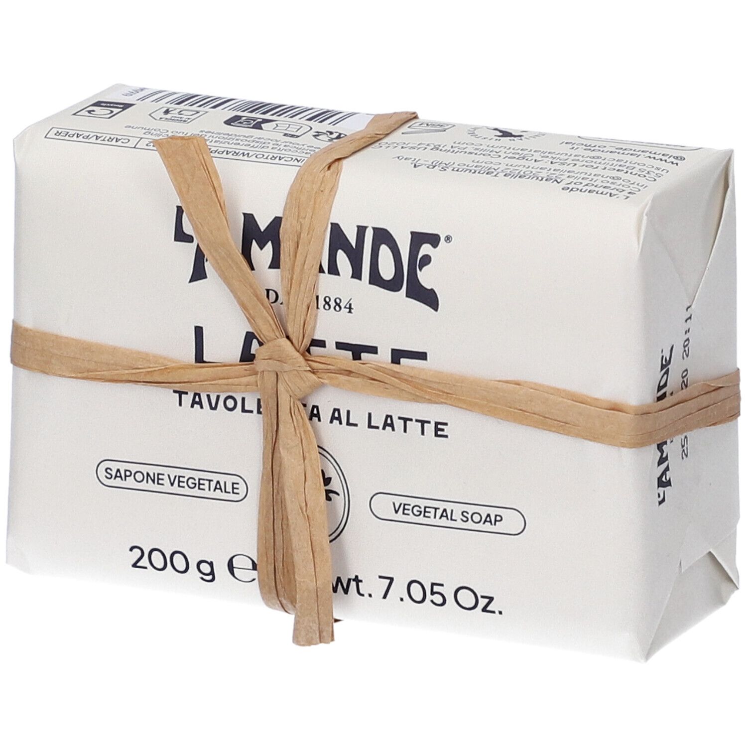 L'Amande Latte Saponetta Solida Vegetale