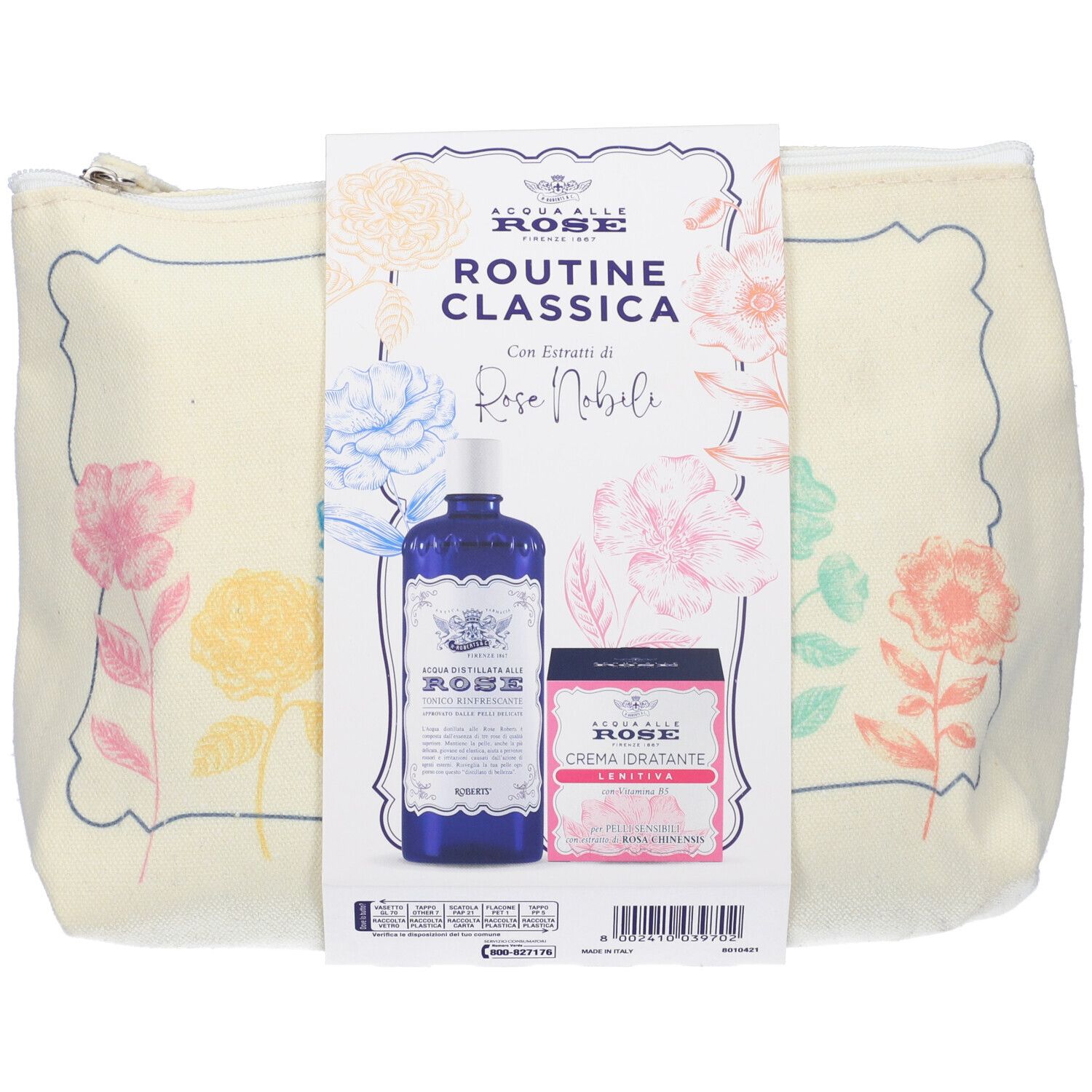 Acqua Alle Rose Routine Classica Cofanetto Tonico + Crema Idratante Le