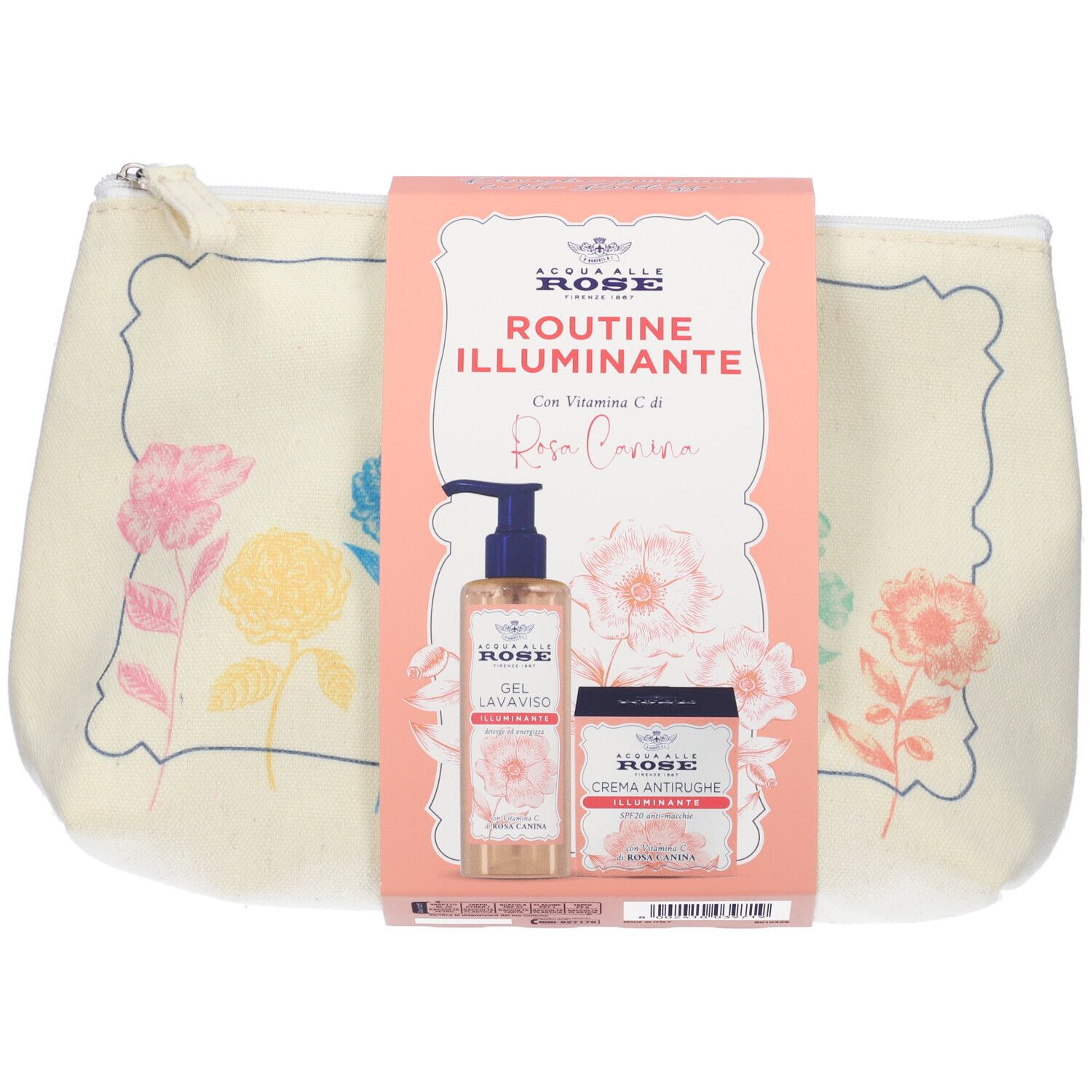 Acqua Alle Rose Routine Illuminante Cofanetto Gel Lavaviso Illuminante