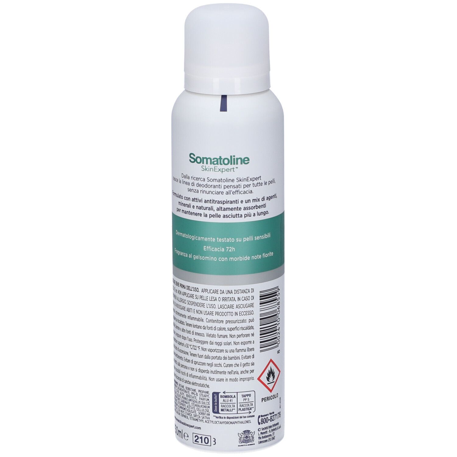 Somatoline SkinExpert Deodorante Spray Ipersudorazione