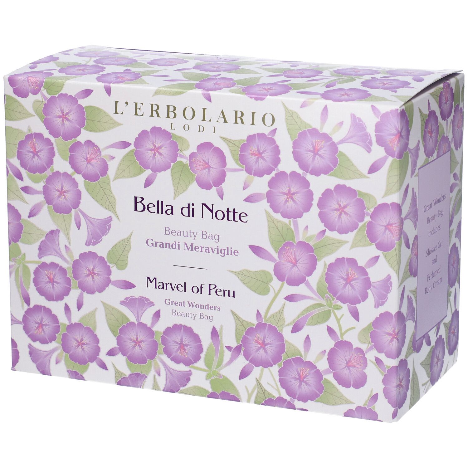 L'erbolario Sb Srl Crema Bella Di Notte Beauty Bag Grandi Meraviglie Edizione Limitata 1 Bagnoschiuma 300 Ml + 1 Profumata Corpo 250 Ml - Immagine 5