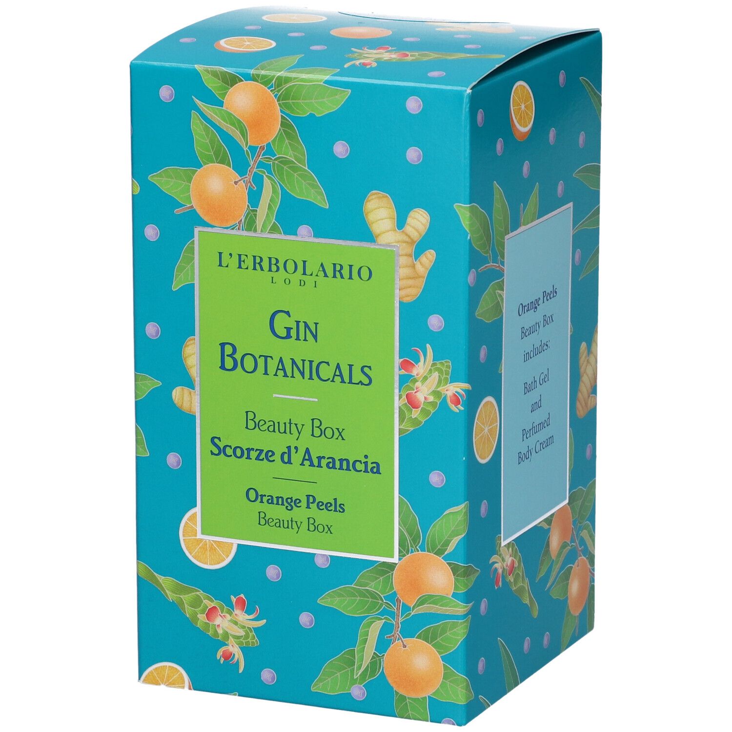 Gin Botanicals Cofanetto Regalo Scorze d'Arancia con Crema Corpo e Bagnogel - L'ERBOLARIO - Immagine 5