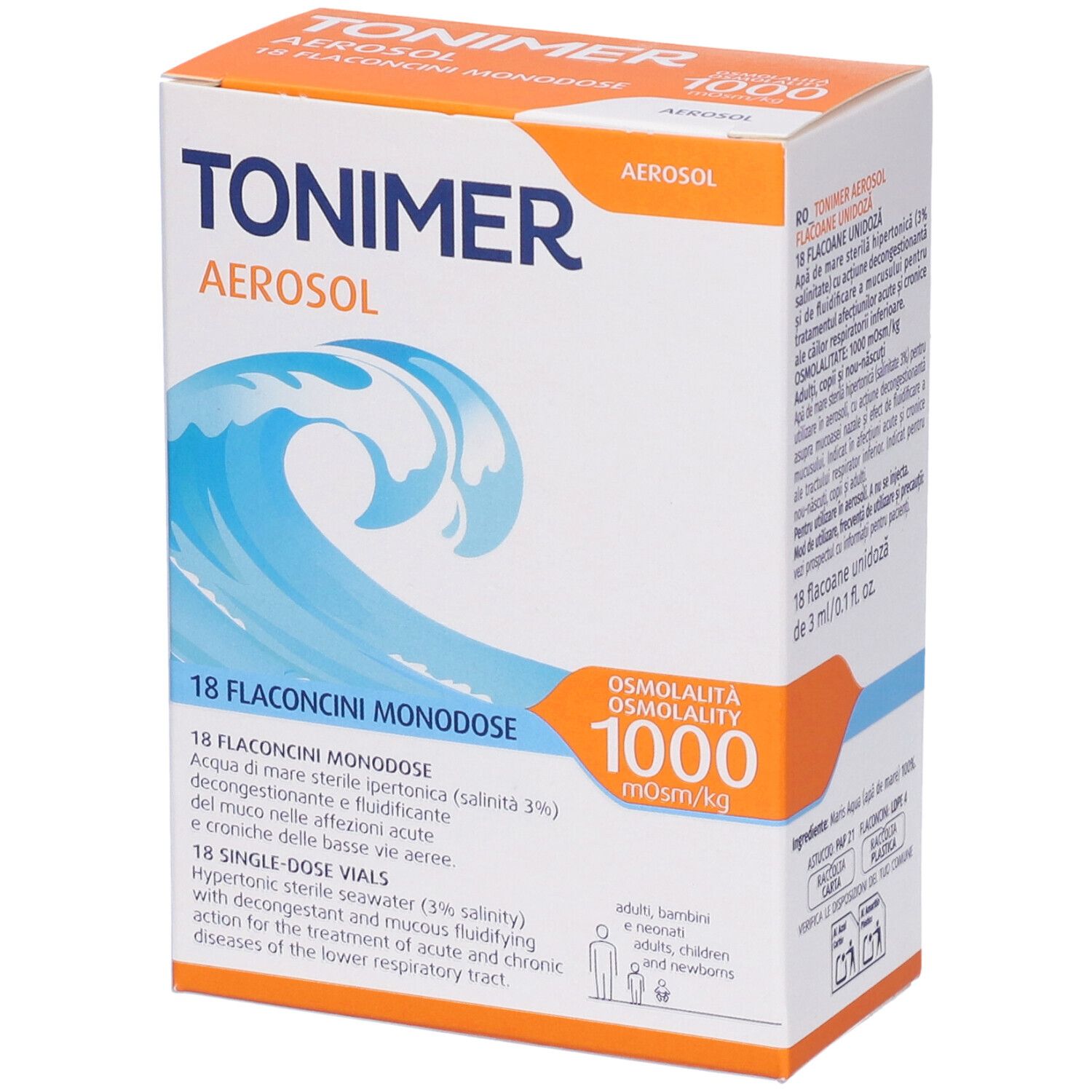 Tonimer Aerosol 1000 Flaconcini