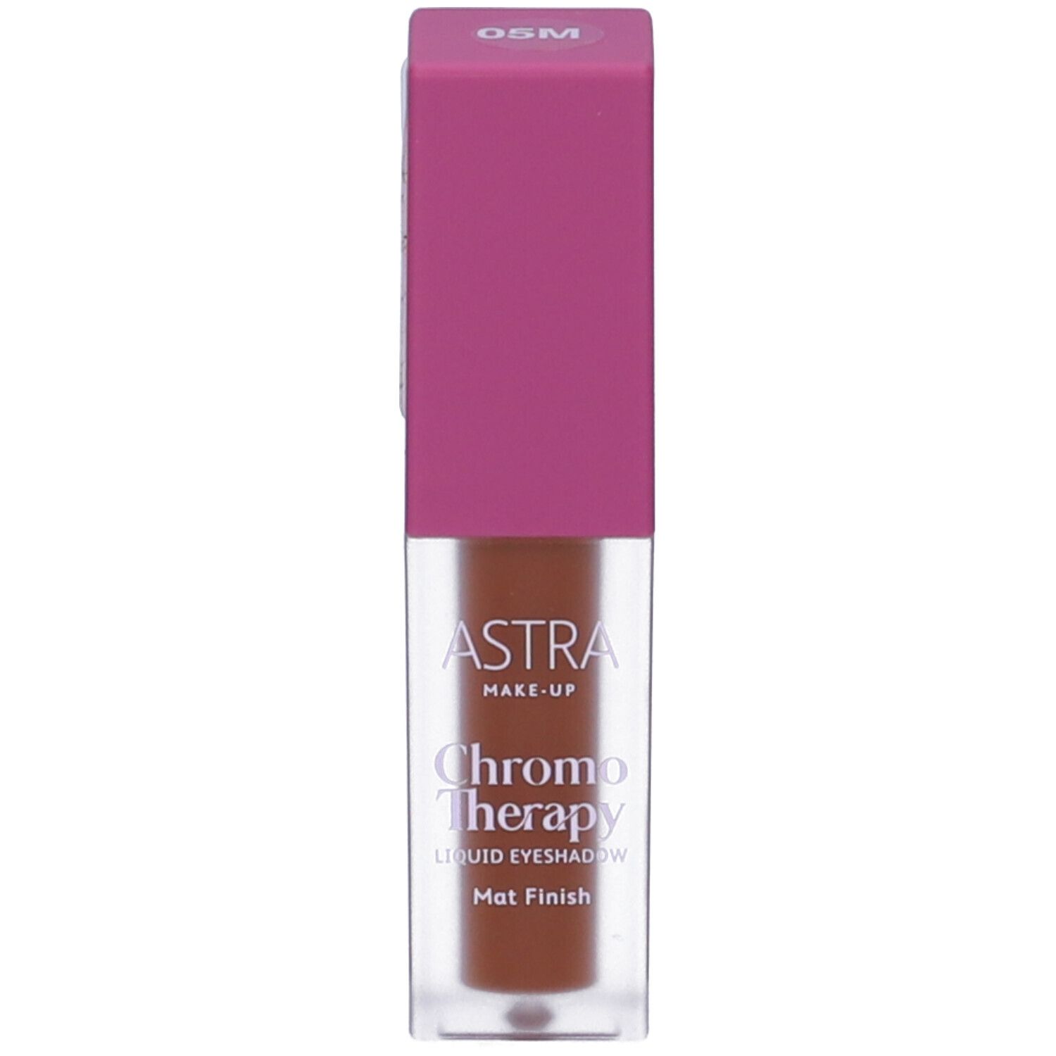 Astra Make-Up Chromo Therapy Liquid Eyeshadow marrone, finitura opaca.