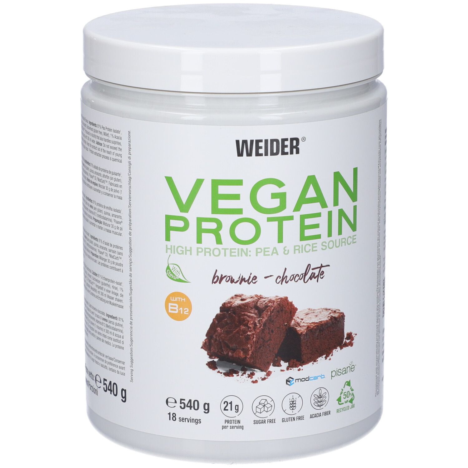 Weider Vegan Protein Cioccolato Polvere