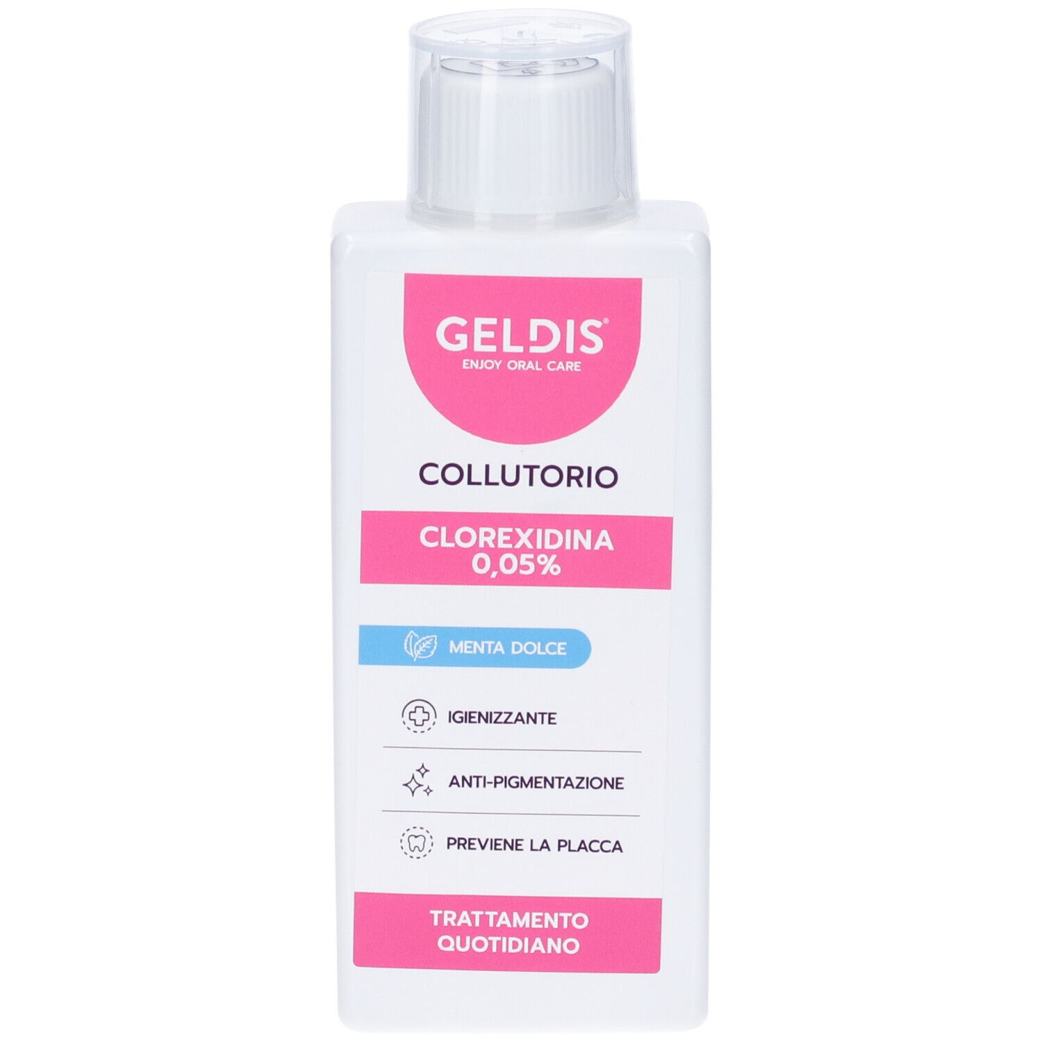 Geldis Collutorio Gusto Menta Dolce Clorexidina 0,05% 200 ml