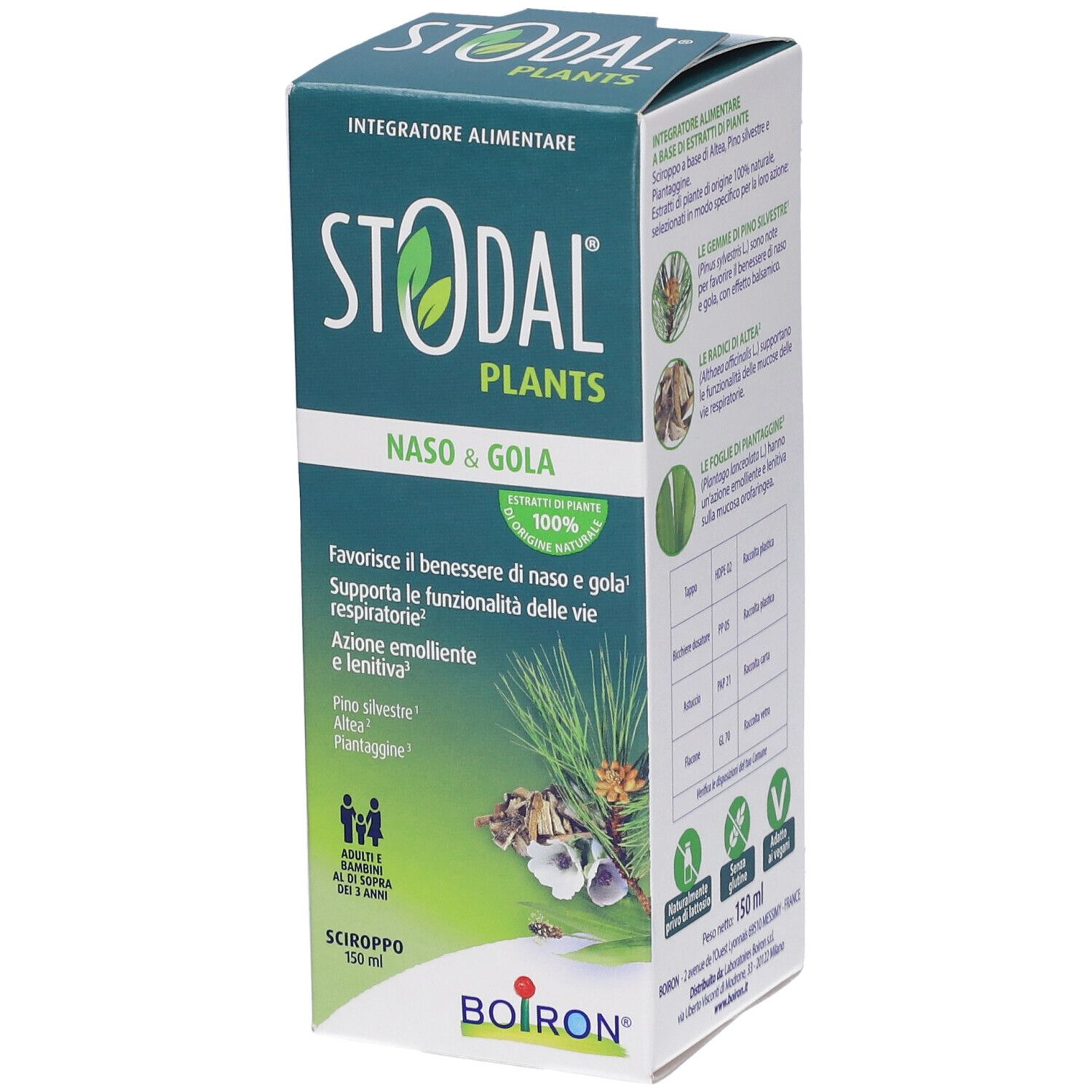 Stodal Plants Naso E Gola Sciroppo 150 Ml Senza Glutine Naturalmente Privo Di Lattosio - Immagine 4