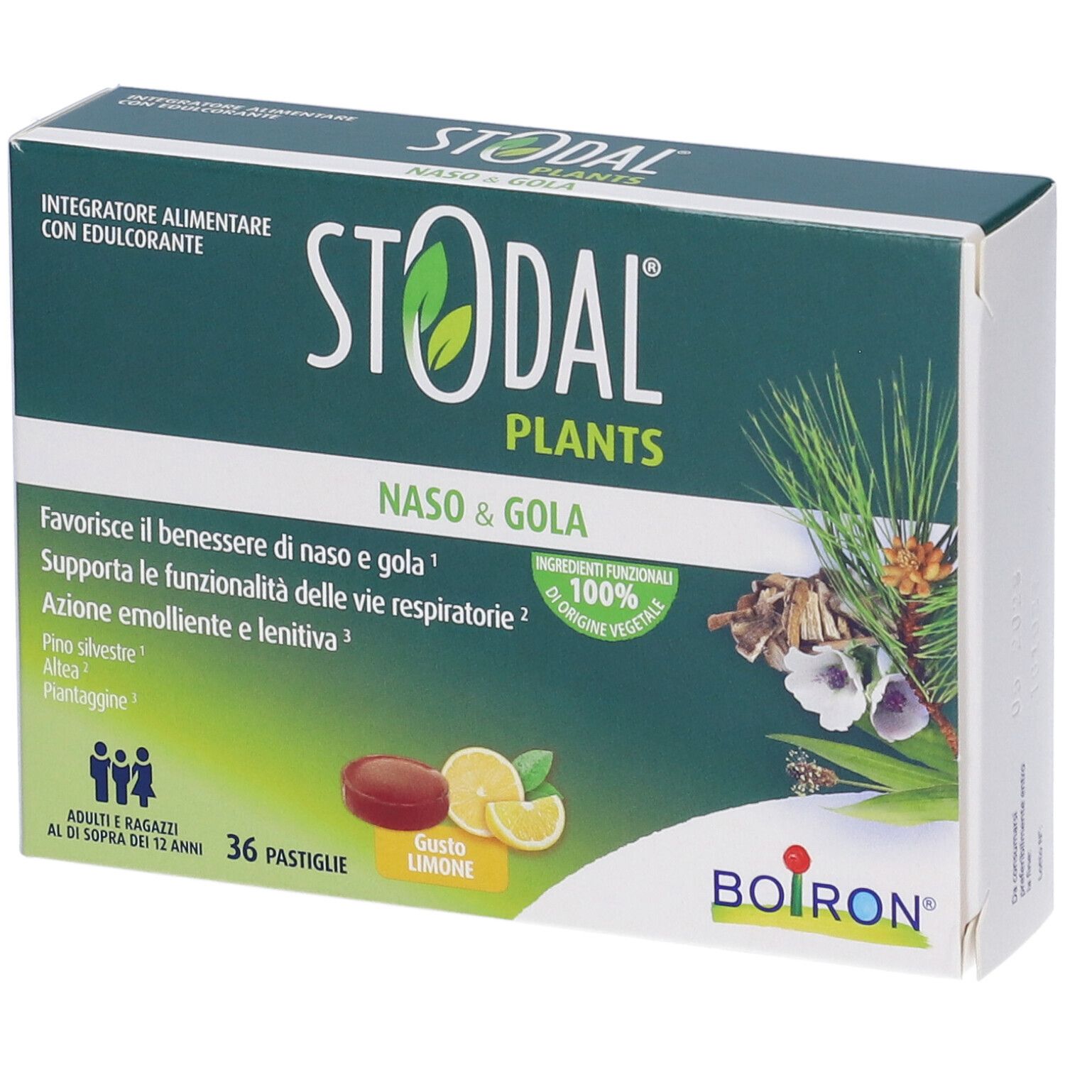 Boiron Srl Integratore Stodal Plants Gusto Limone, 36 Pastiglie - Immagine 5