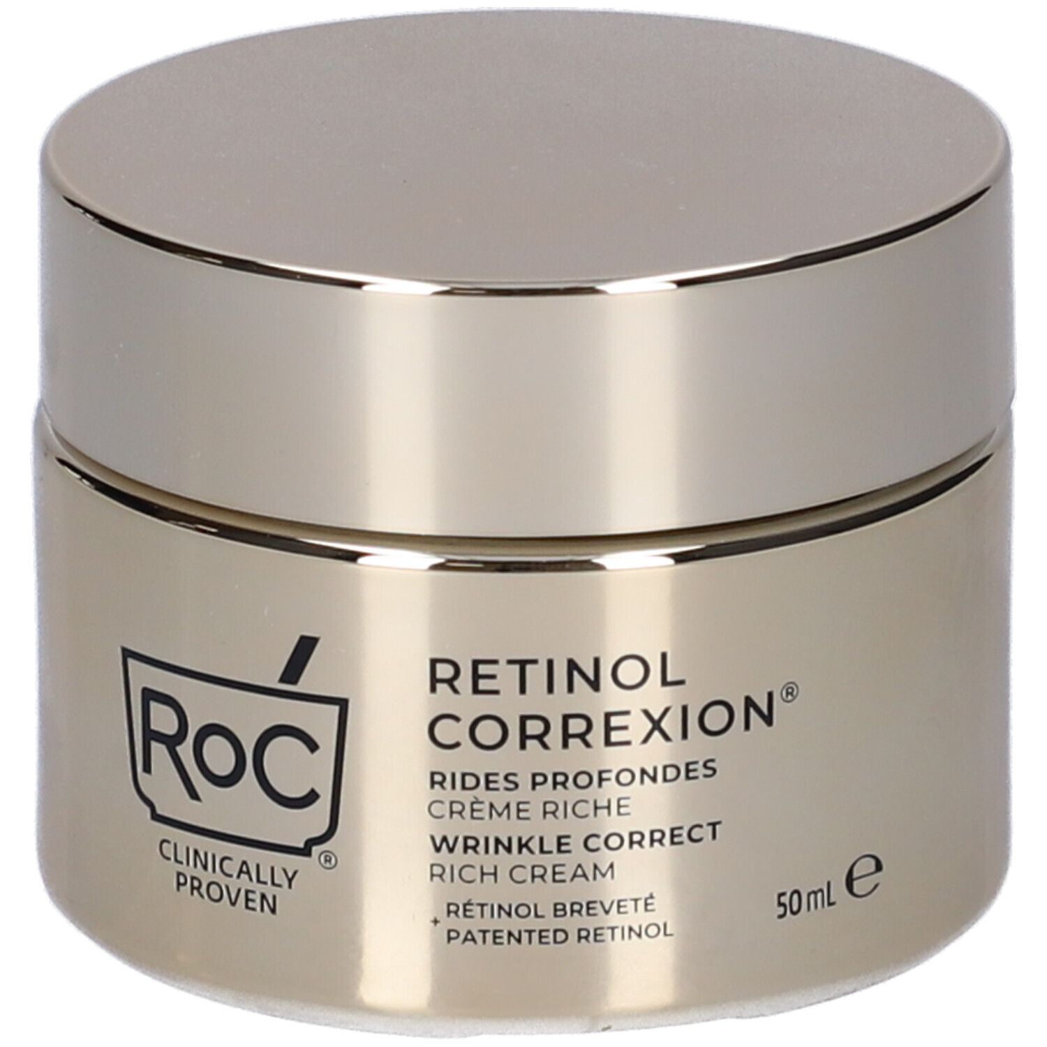 ROC Retinol Correxion Deep Wrinkle - Crema Viso Anti-età Idratante Ricca al Retinolo e Ceramidi 50 ml - Immagine 3