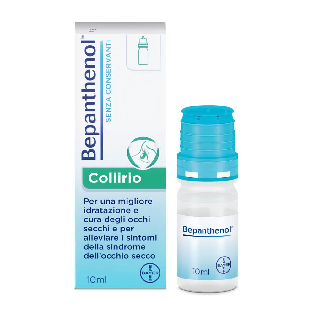 Bepanthenol Collirio Augentropfen 10ml, konservierungsmittelfrei.