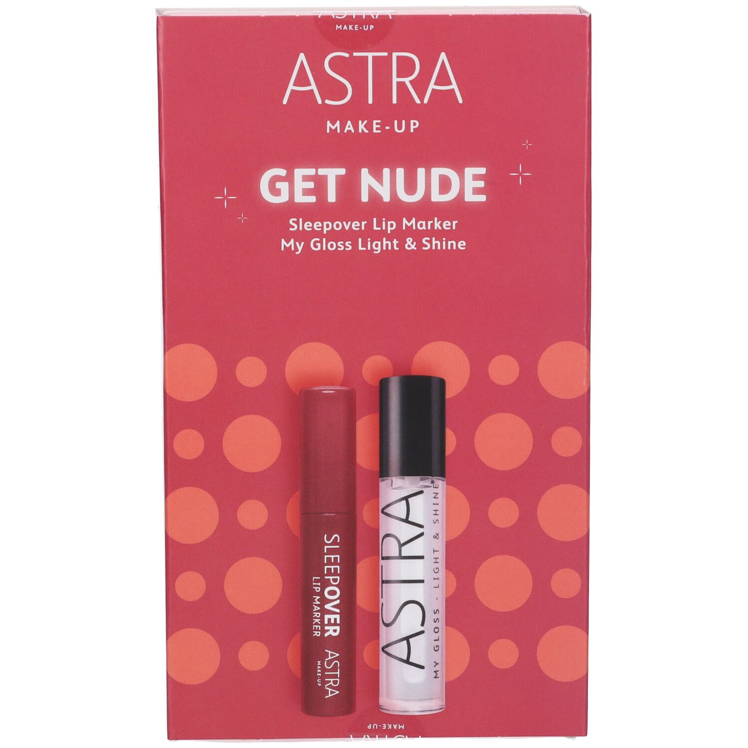 Astra Makeup Kit Regalo Get Nude Labbra Lip Marker + Lip Gloss