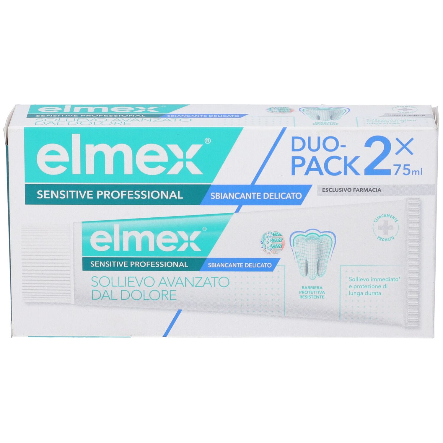 Eelmex Sensitive Professional Duo-Pack Zahnpasta, 2x 75ml.