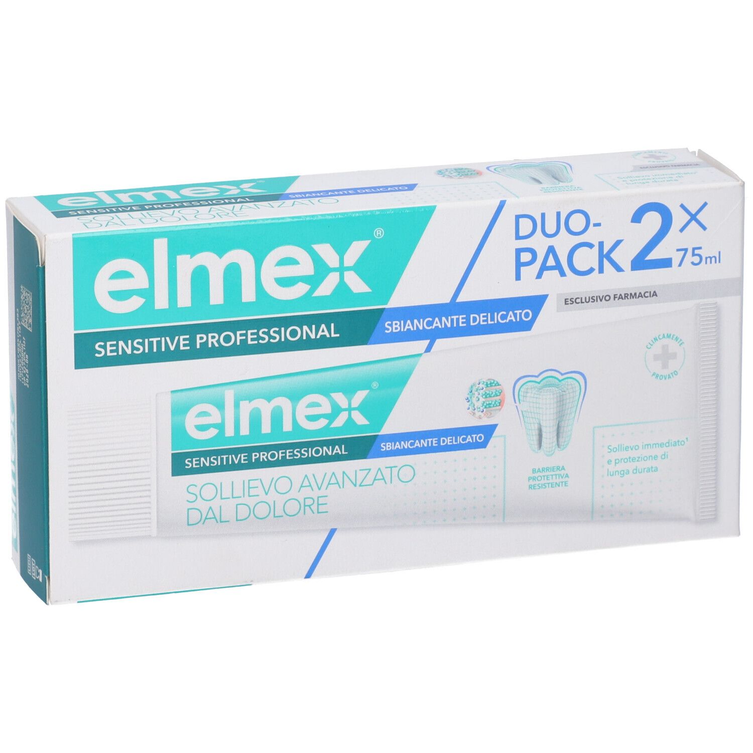 Elmex Sensitive Professional Duo-Pack Zahnpasta, 2x 75ml.