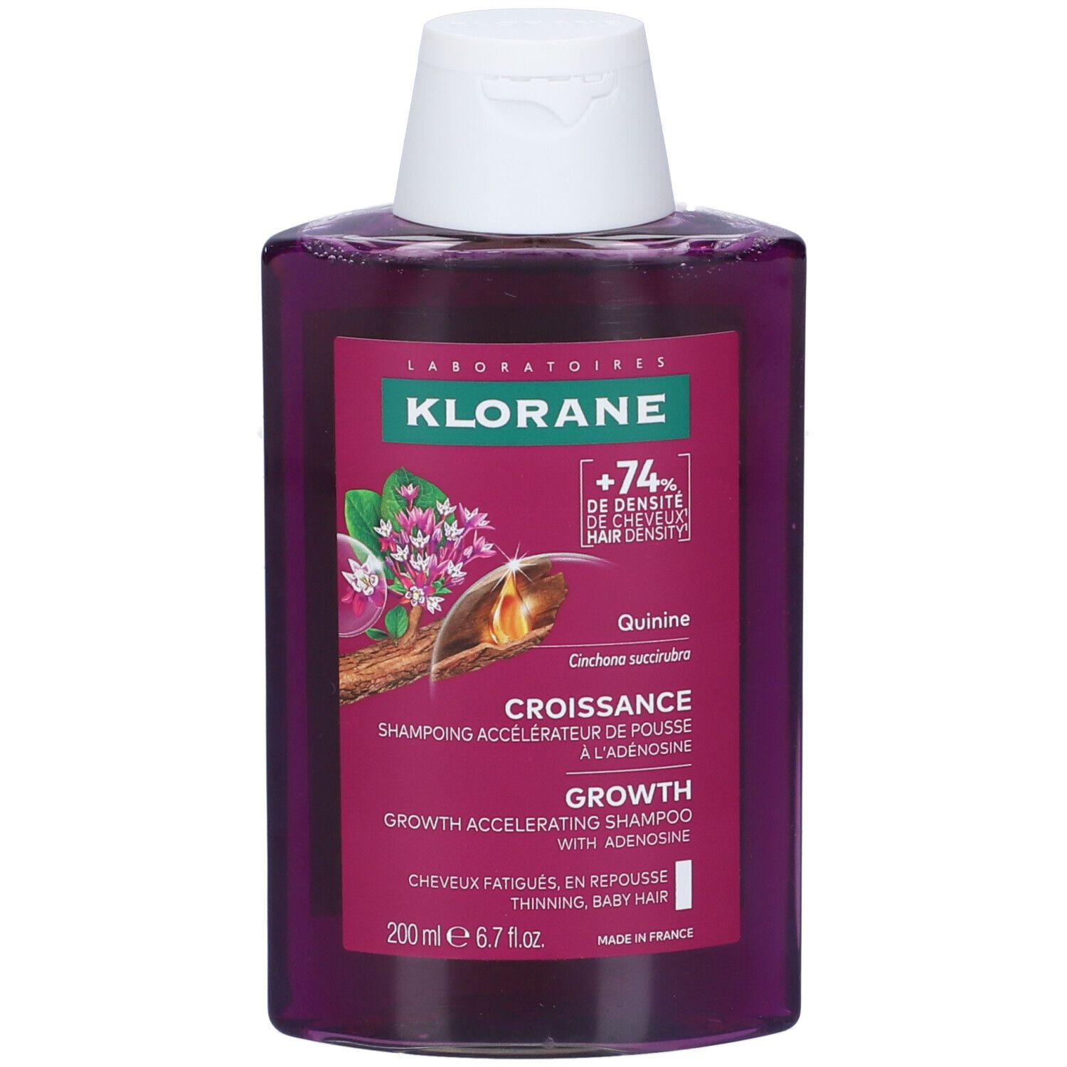 Klorane Shampoo Chinina Crescita 200 Ml
