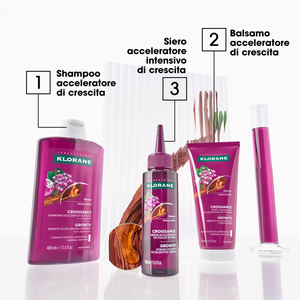 Klorane Shampoo Chinina Crescita 400 ml