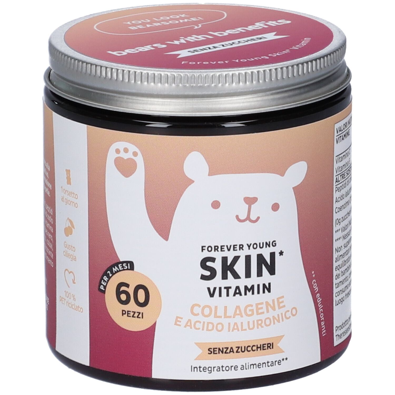 Bears With Benefits Forever Young Skin Vitamin Caramelle Gommose