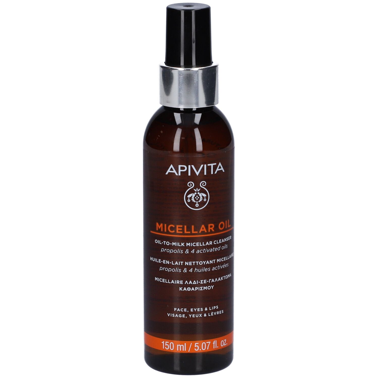 Apivita Olio-Latte Detergente Micellare per Viso Occhi e Labbra rimuove il trucco waterproof- Risparmia il 10% con il codice: apivita0926