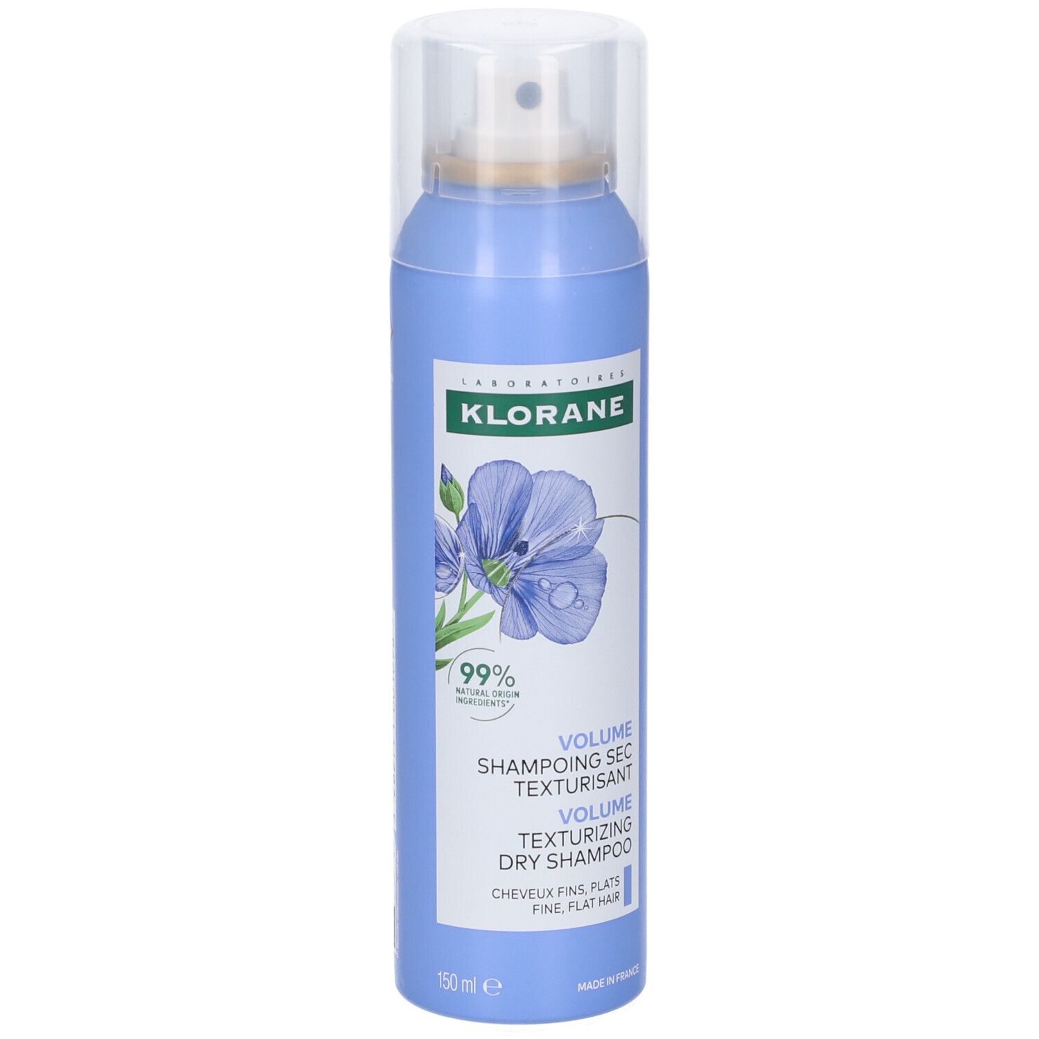 Klorane Shampoo Secco Volume al Lino