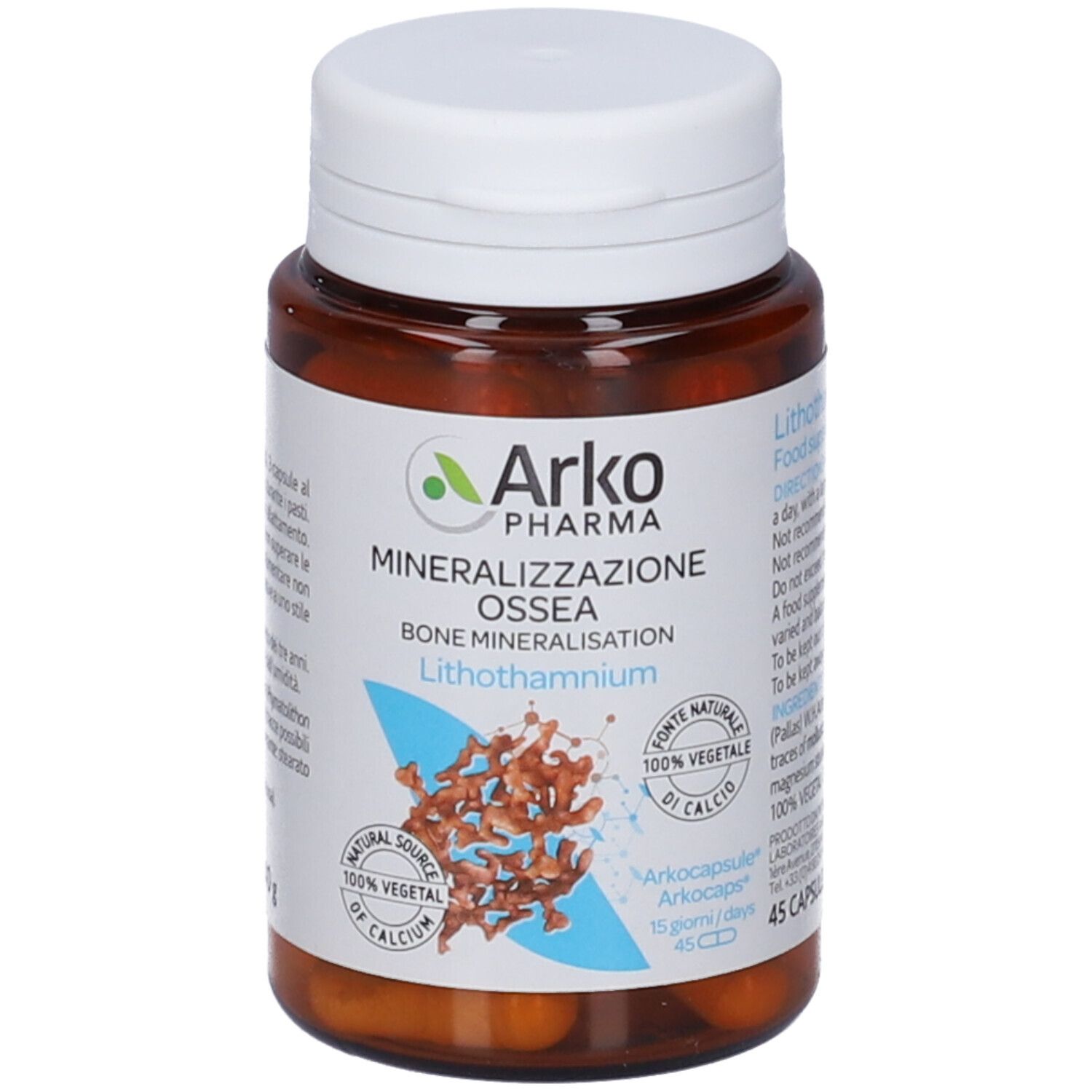 Arkofarm Arkocapsule Lithothamnium 45 Capsule - Immagine 8