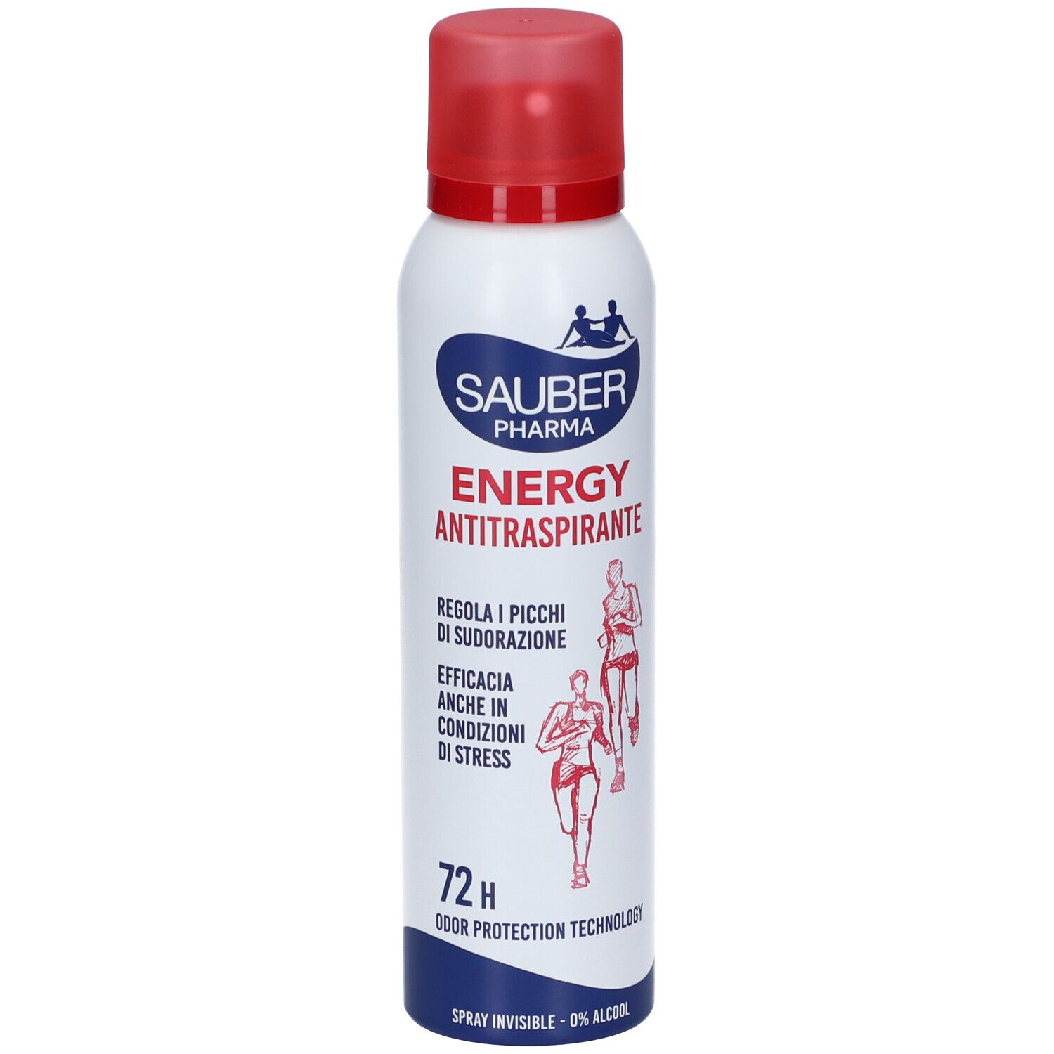 Sauber DEO 72H Energy Spray 150 ml